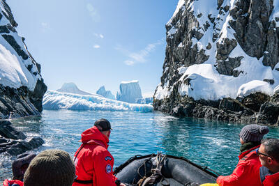 Spert Island in Antarctica landscape
