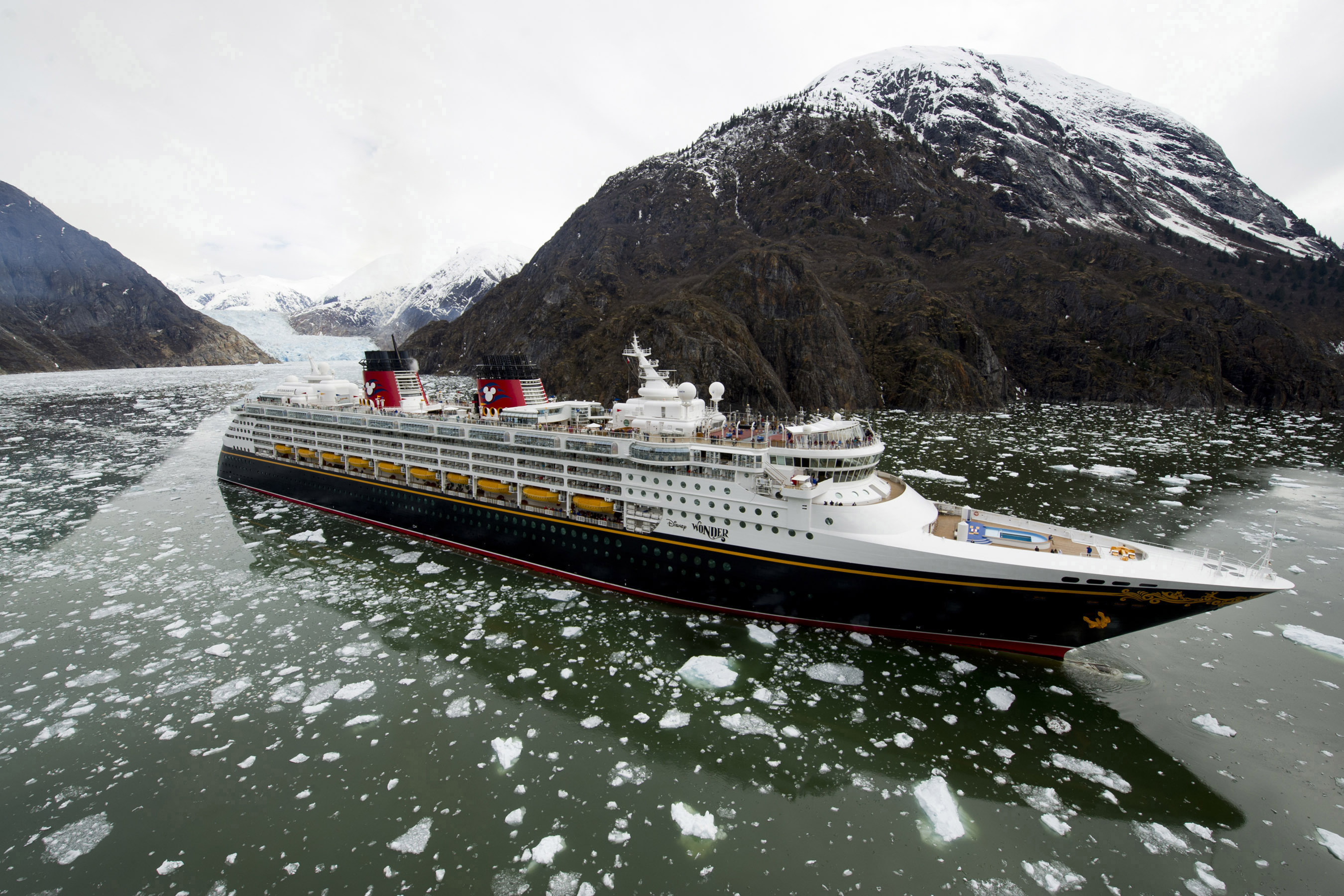 Disney ship in Alaska