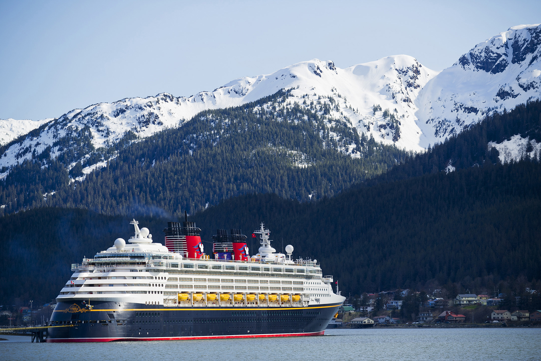 Disney ship in Alaska