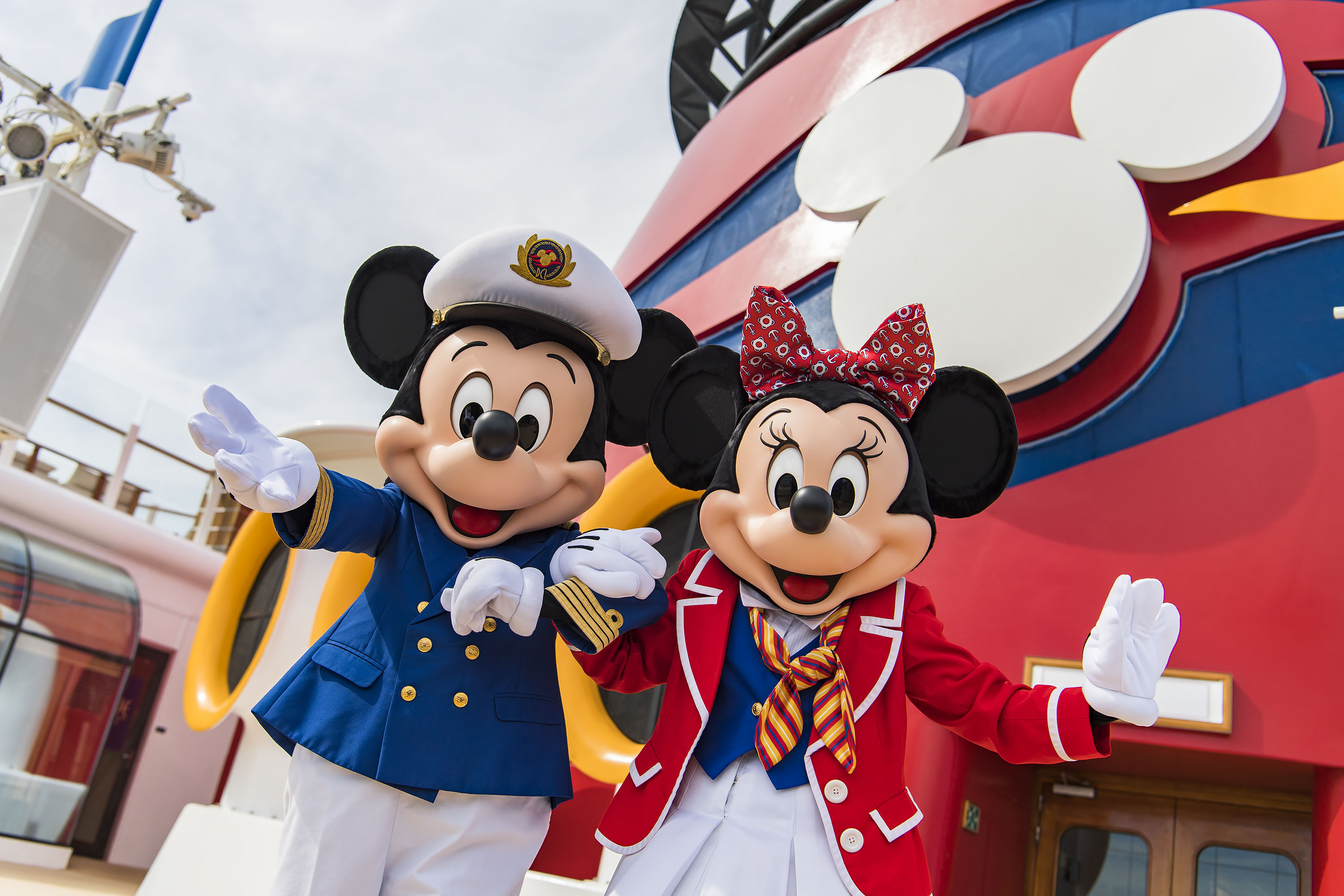 Mickey and Minnie Mouse on DCL