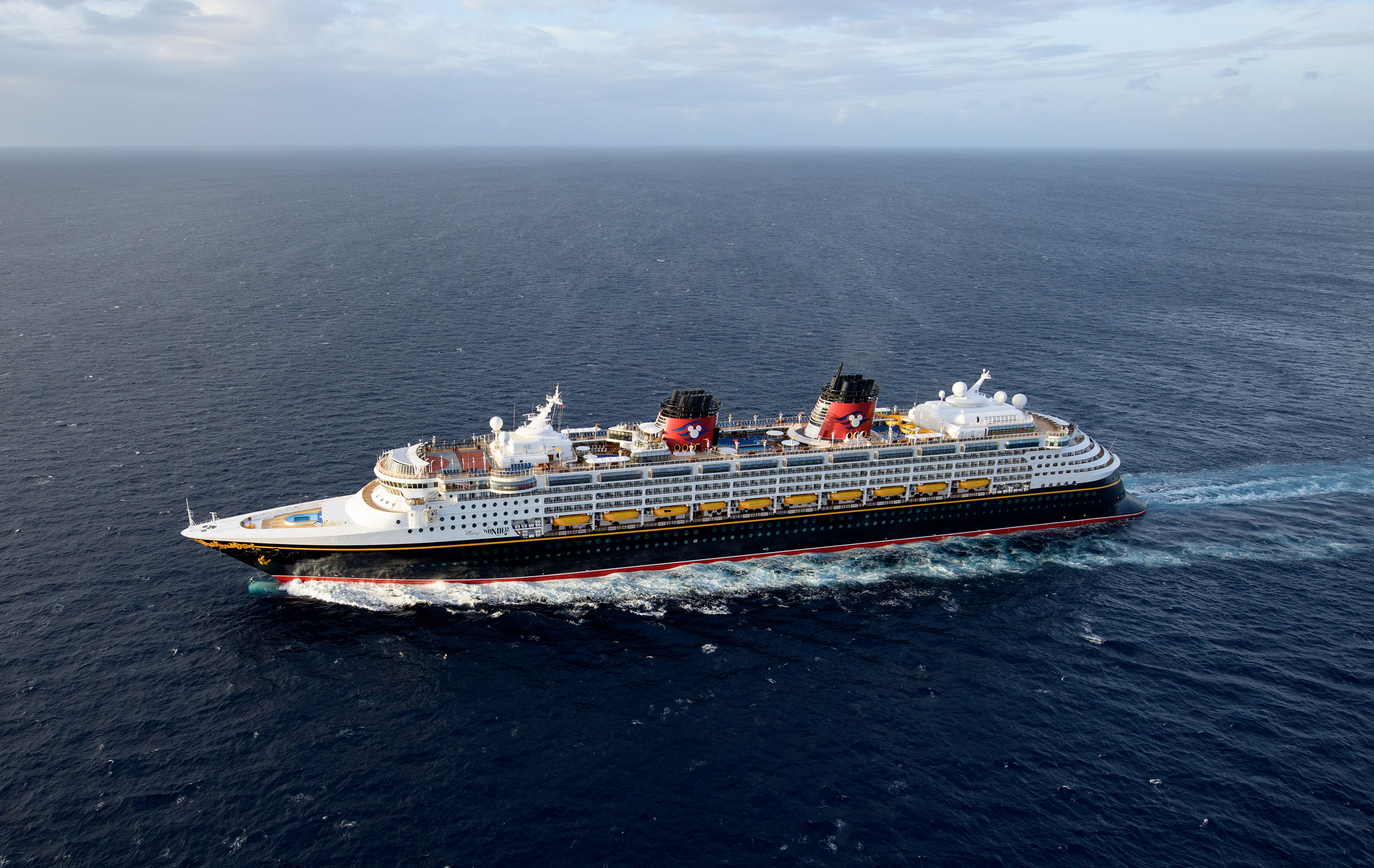 Disney Wonder aerial