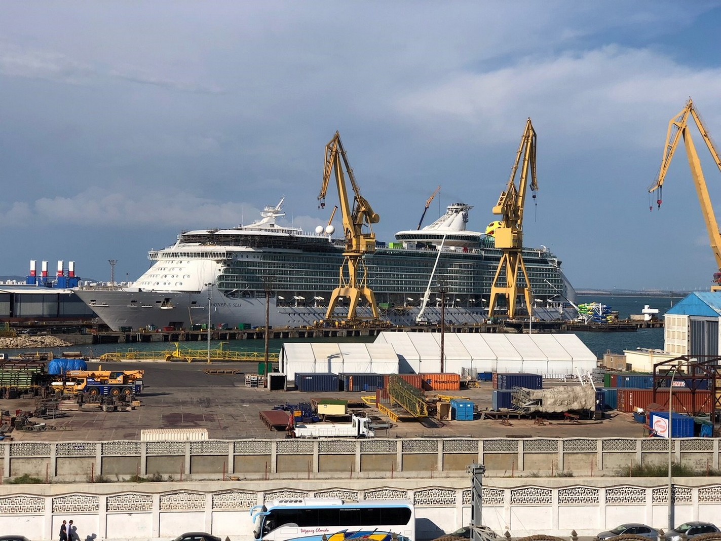 Mariner of the Seas dry dock