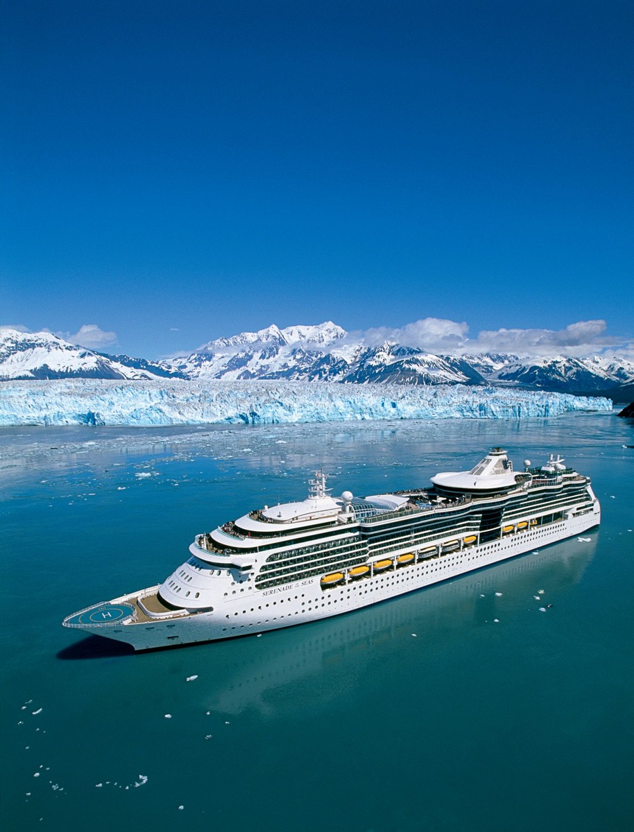 Serenade of the Seas in Hubbard Glacier