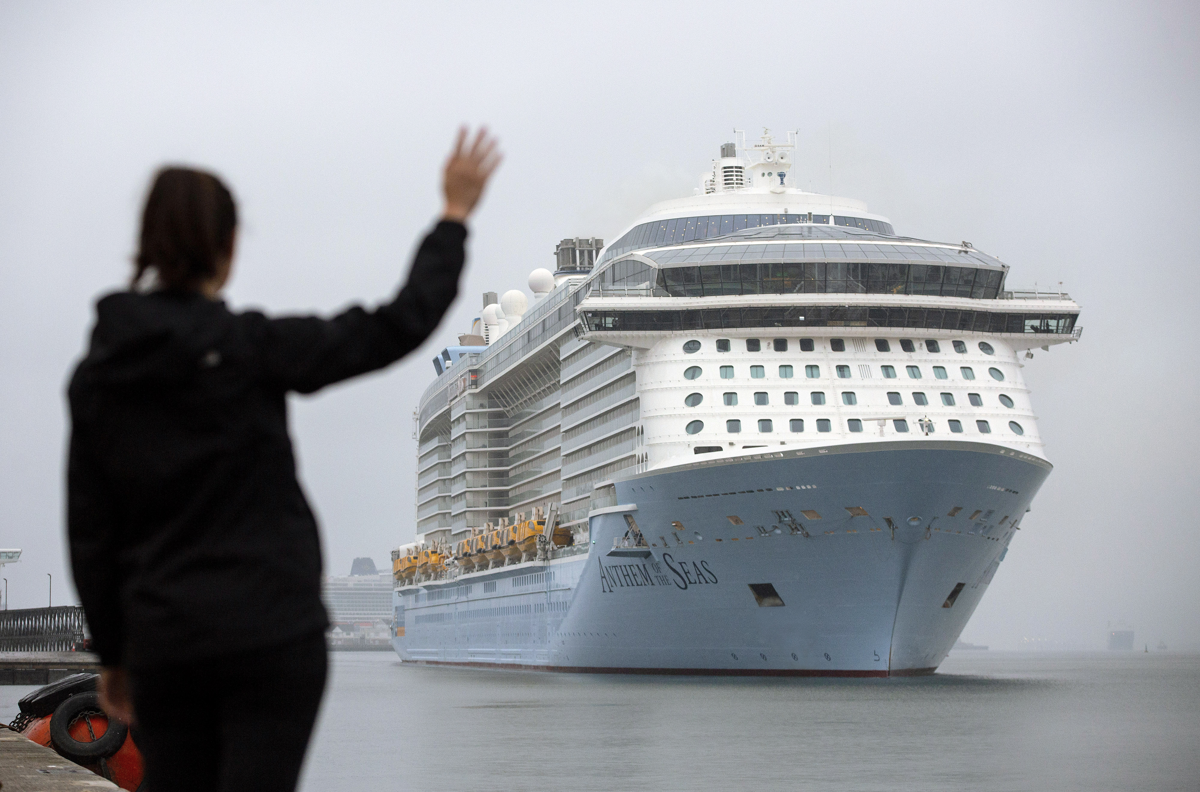  Anthem of the Seas has arrived at Southampton, England 