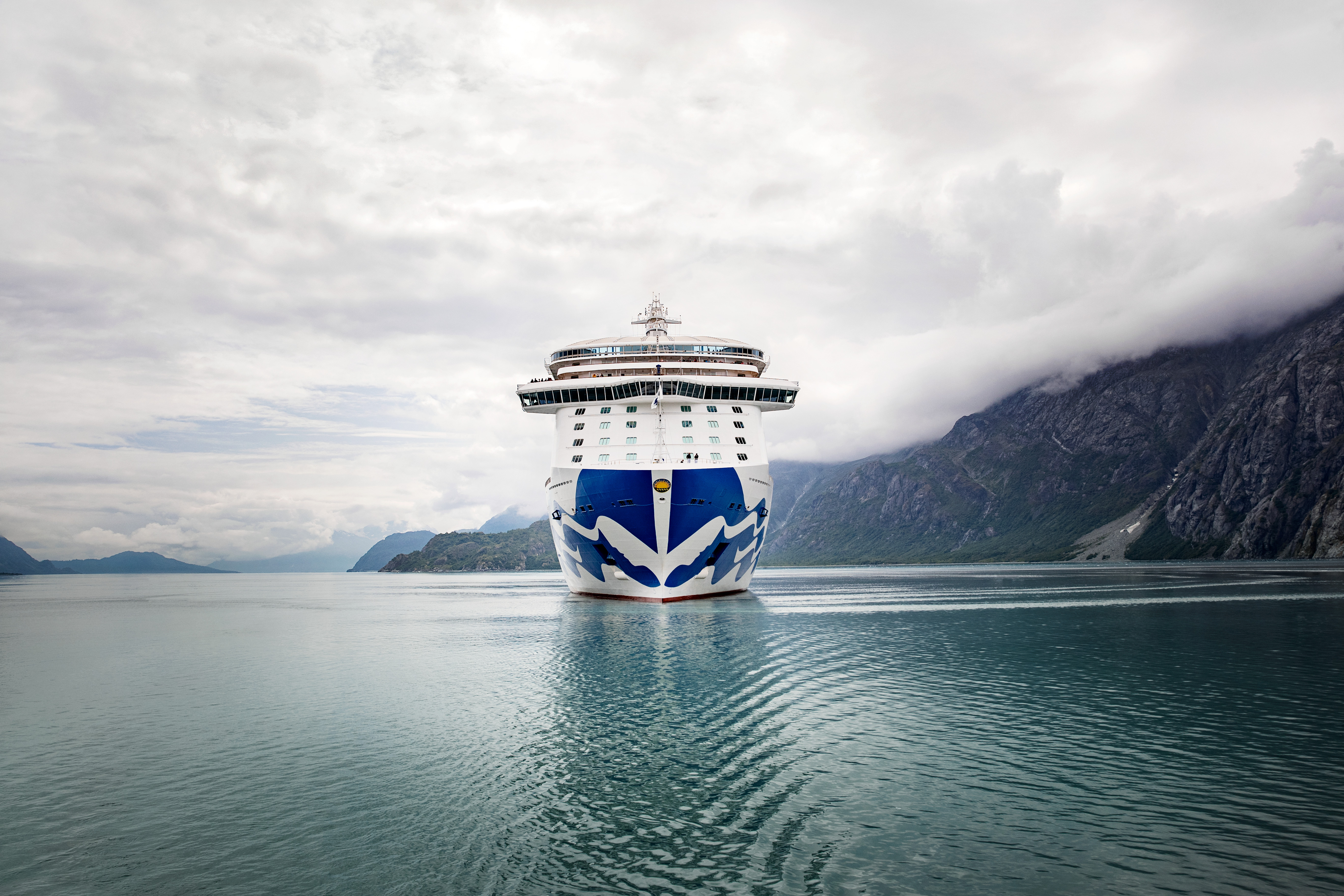 Princess ship in alaska