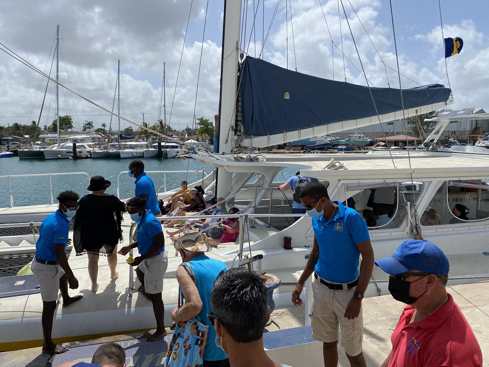 Barbados required all passengers wishing to ashore to book a ship-sponsored excursion.