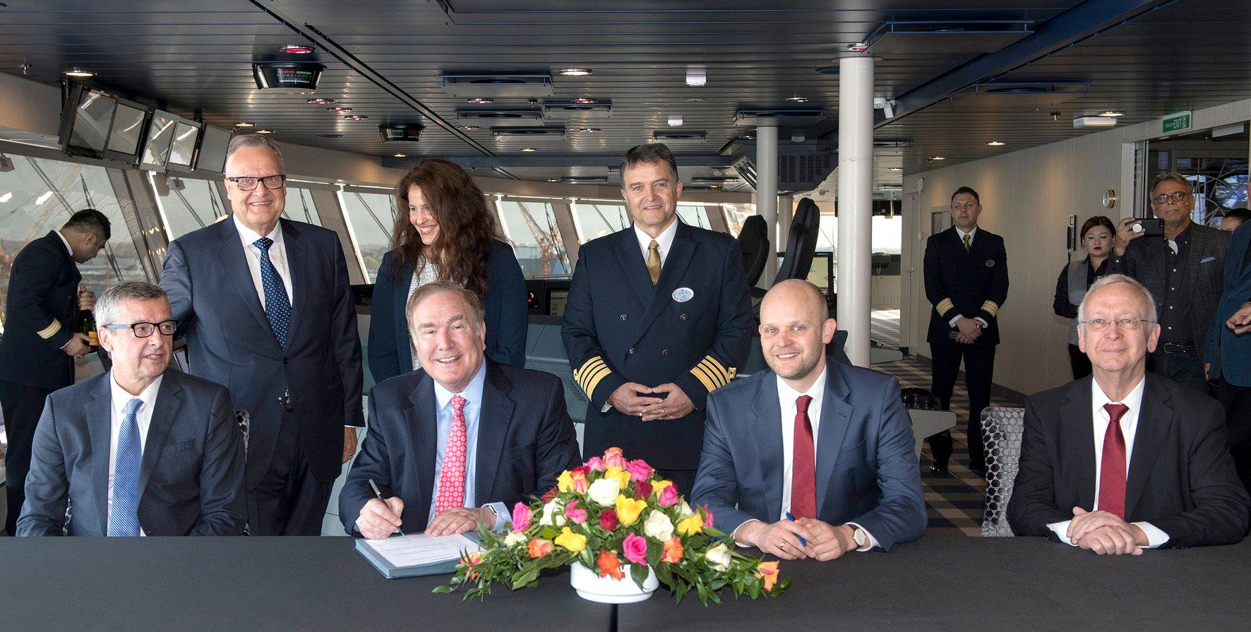 Spectrum of the Seas handover ceremony