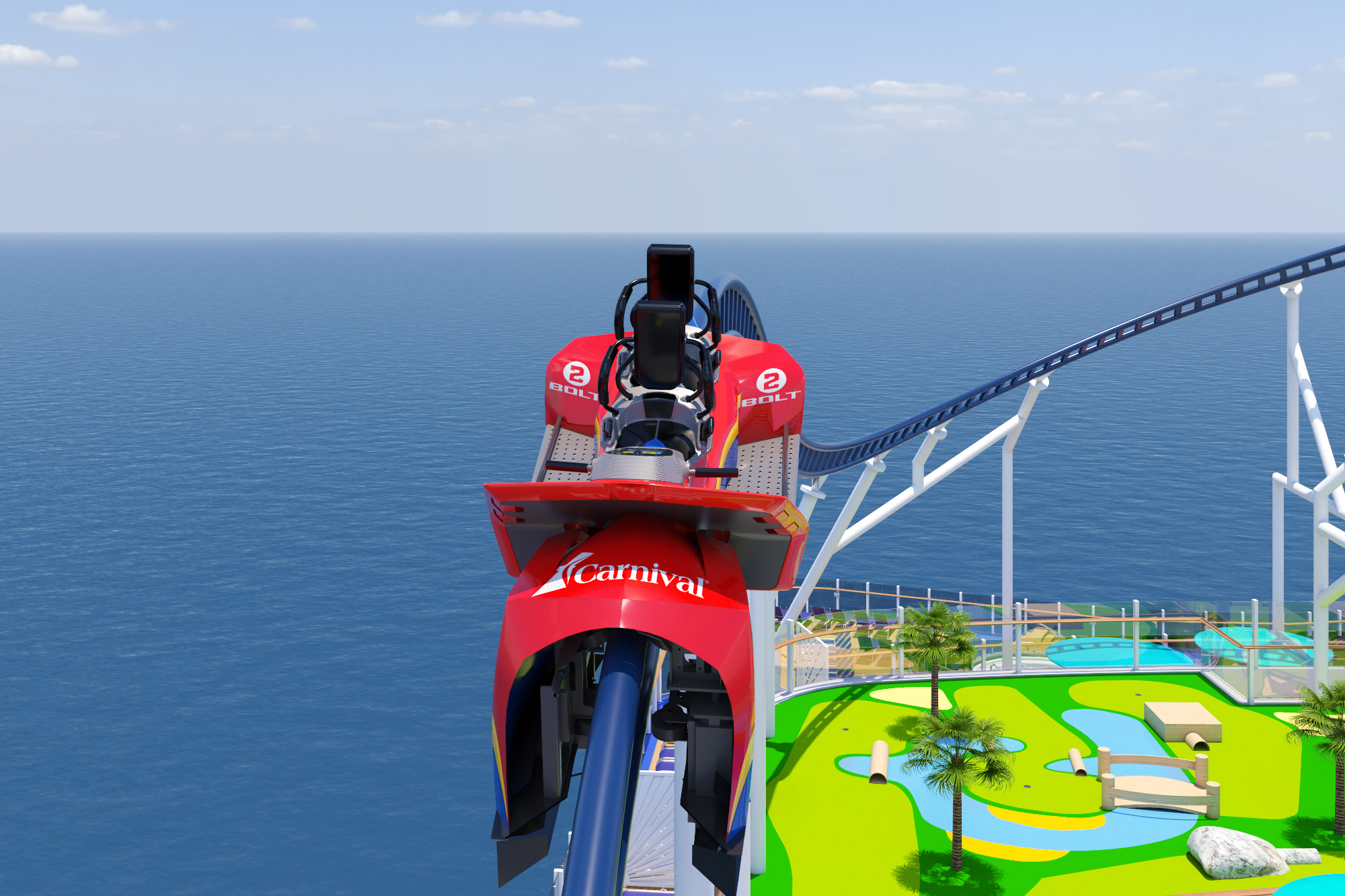 Bolt roller coaster