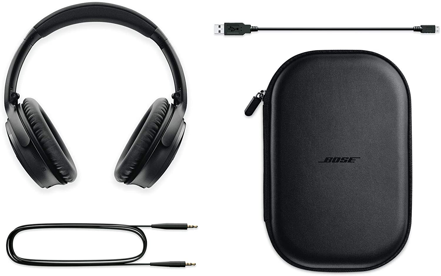 Cruise gear for Prime Day - Bose headphones with case and cords