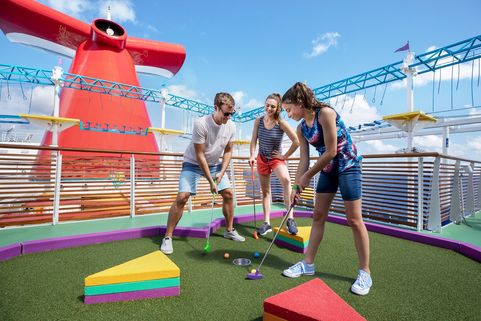 Mini golf on Carnival