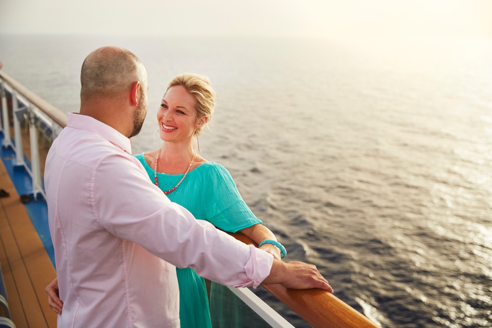 Couple on railing