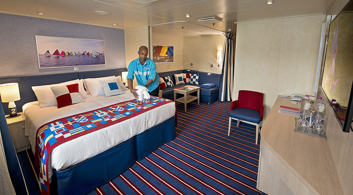 Family Harbor cabin stateroom on Carnival Vista cruise ship (source: Carnival Cruise Line)