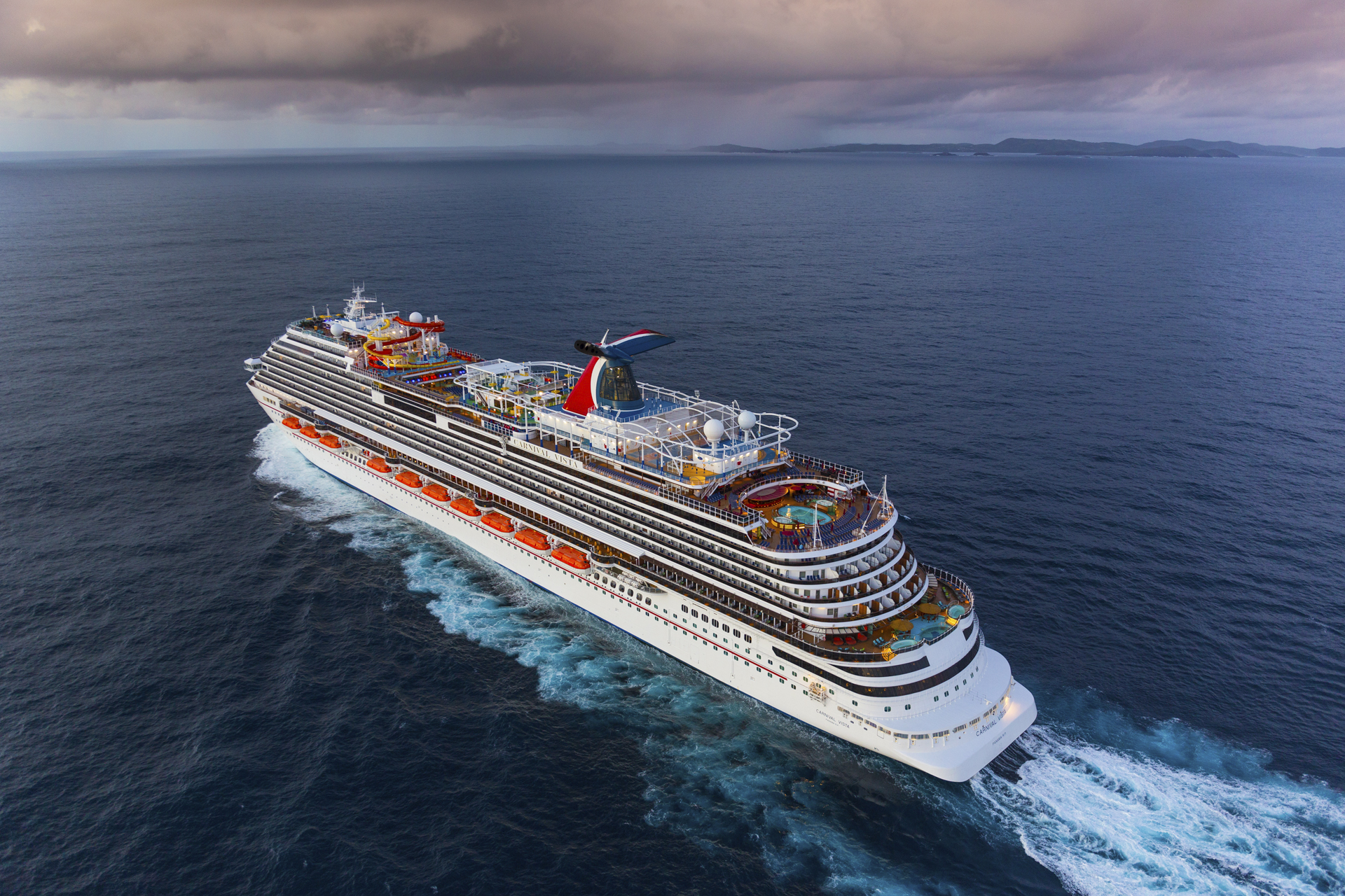 Carnival Vista aerial