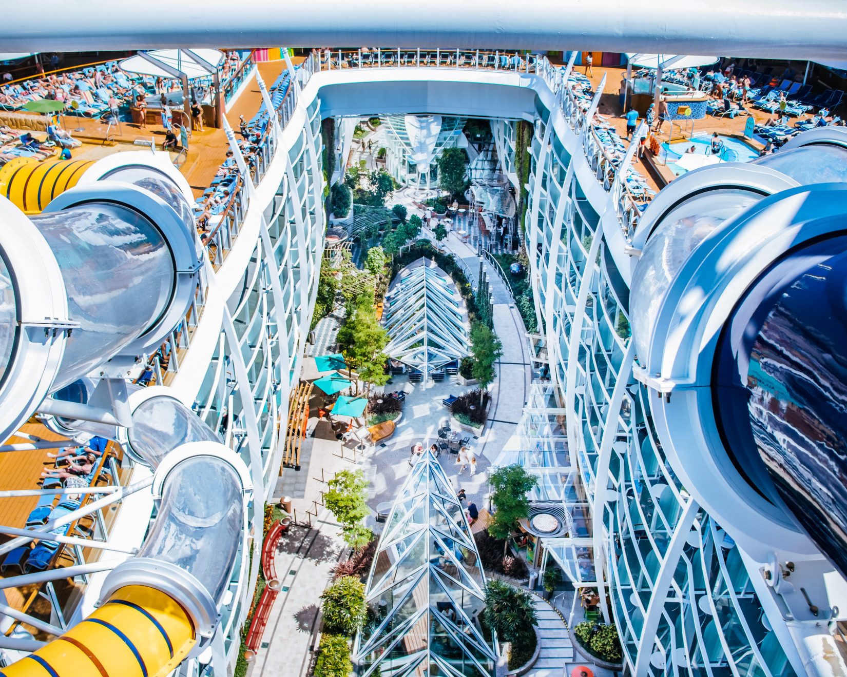 Central Park below on Harmony of the Seas