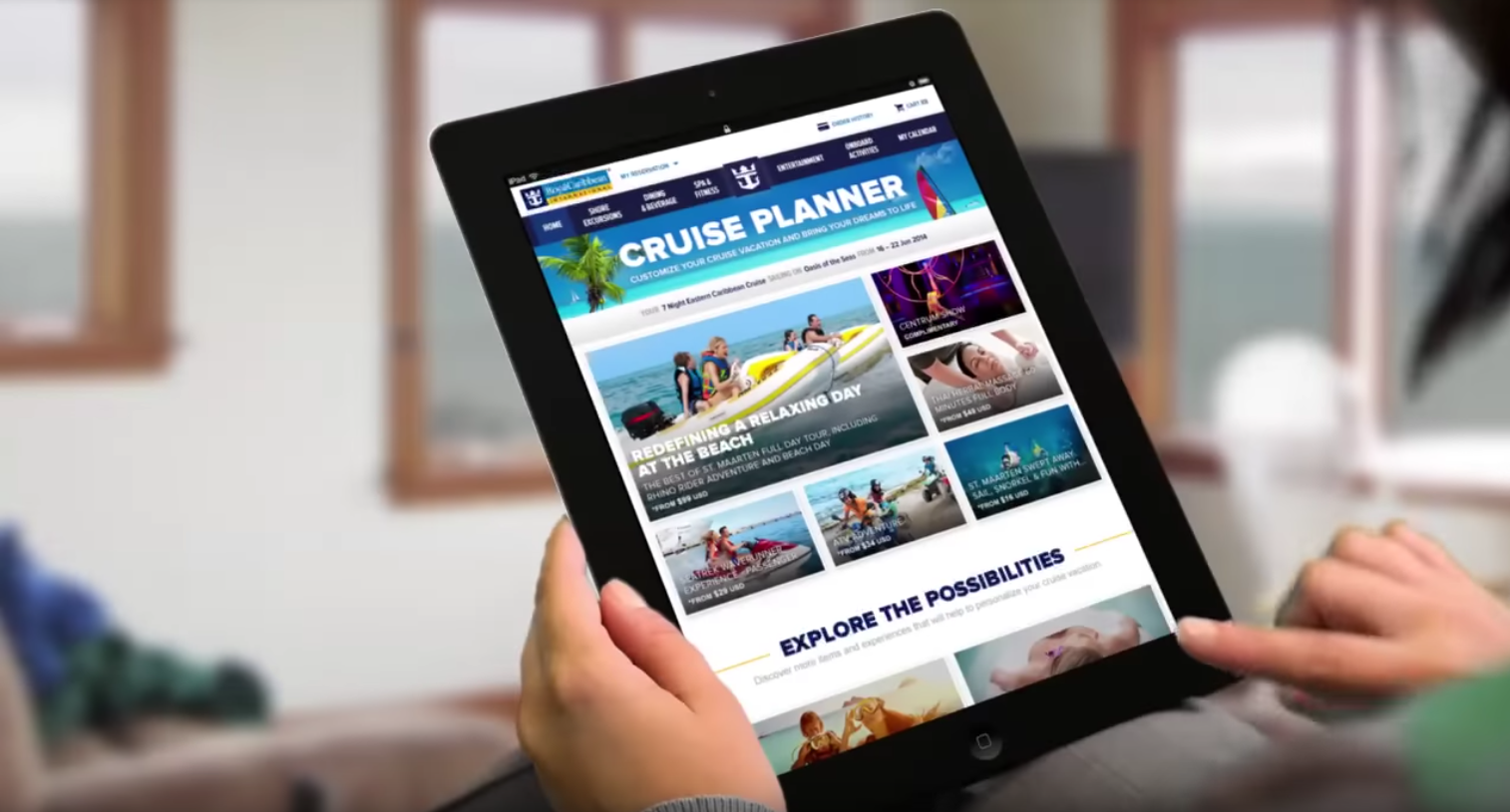 Cruise planner on iPad