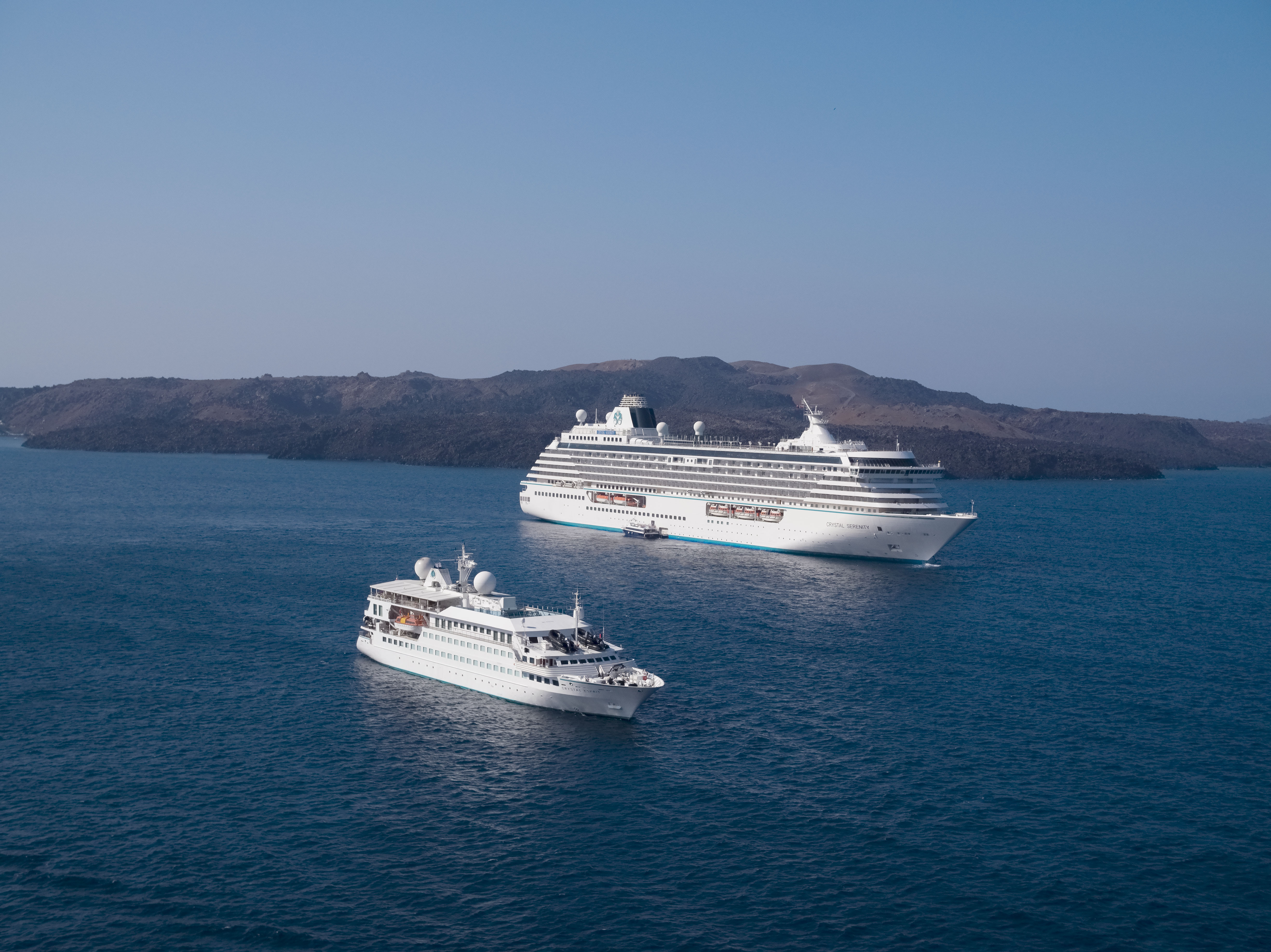 Crystal cruises two ships
