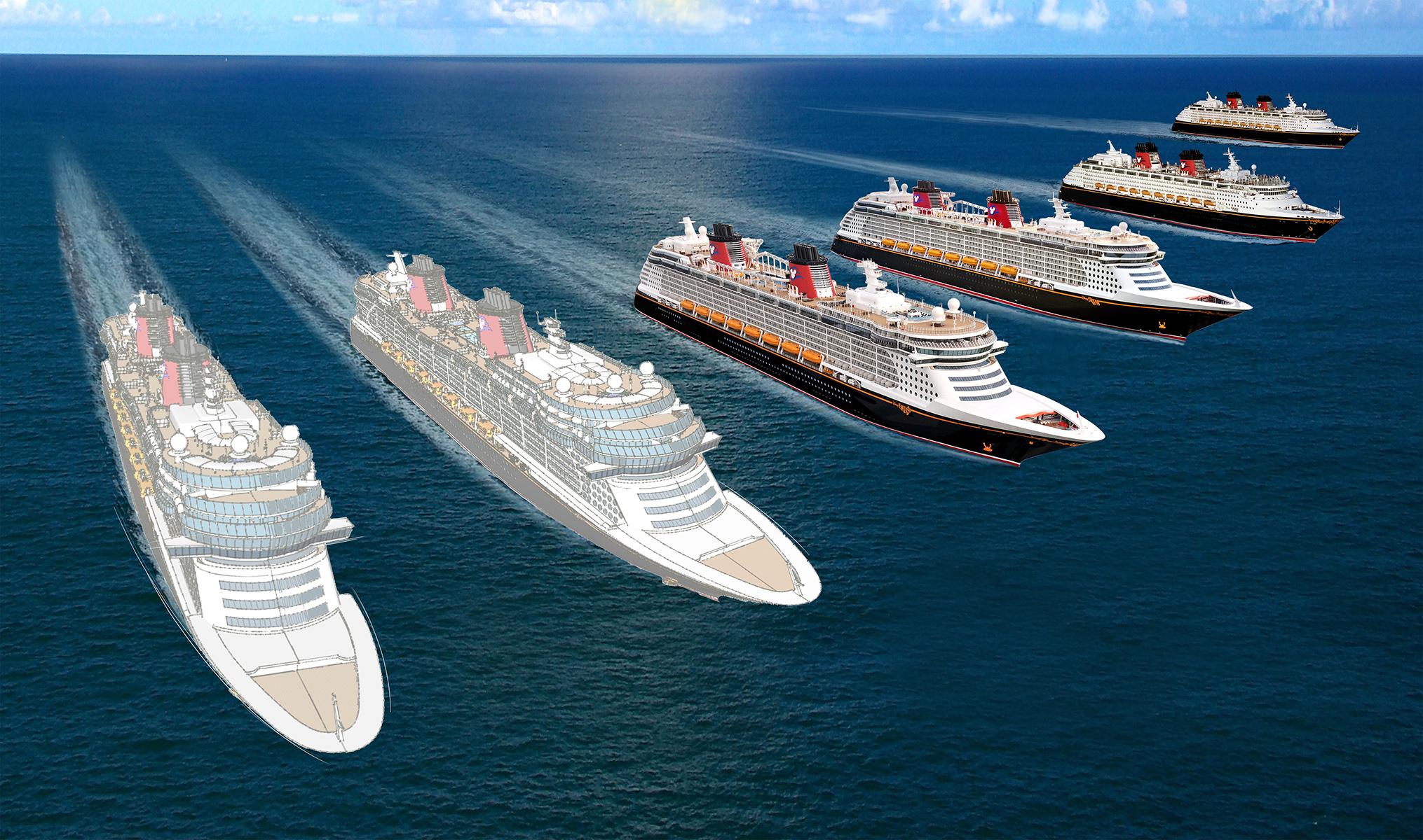 disney cruise ship in order