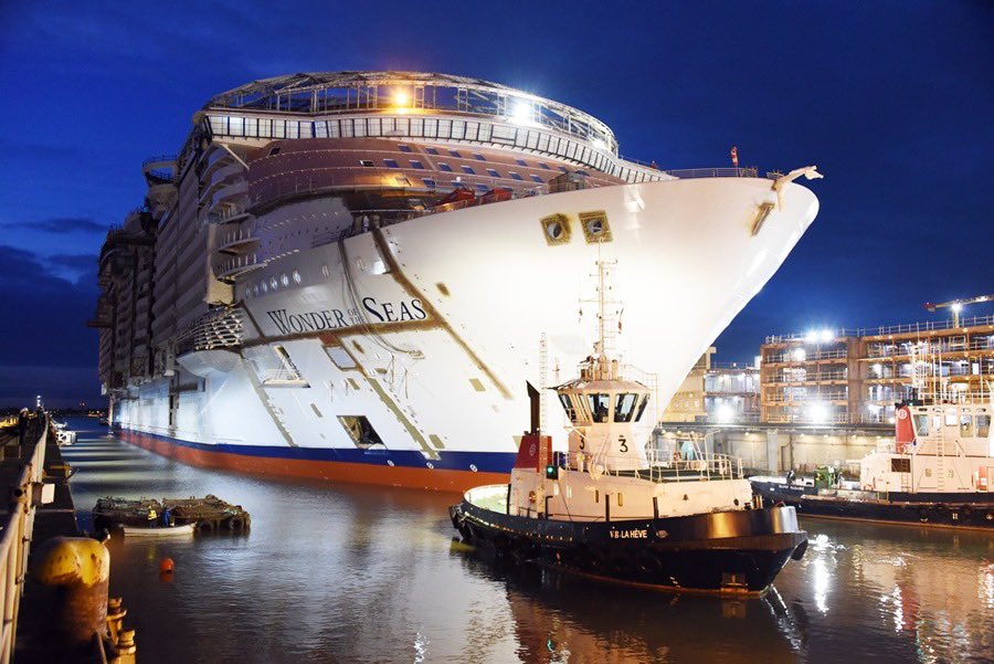 Royal Caribbean floats out new Wonder of the Seas cruise ship | Cruise.Blog