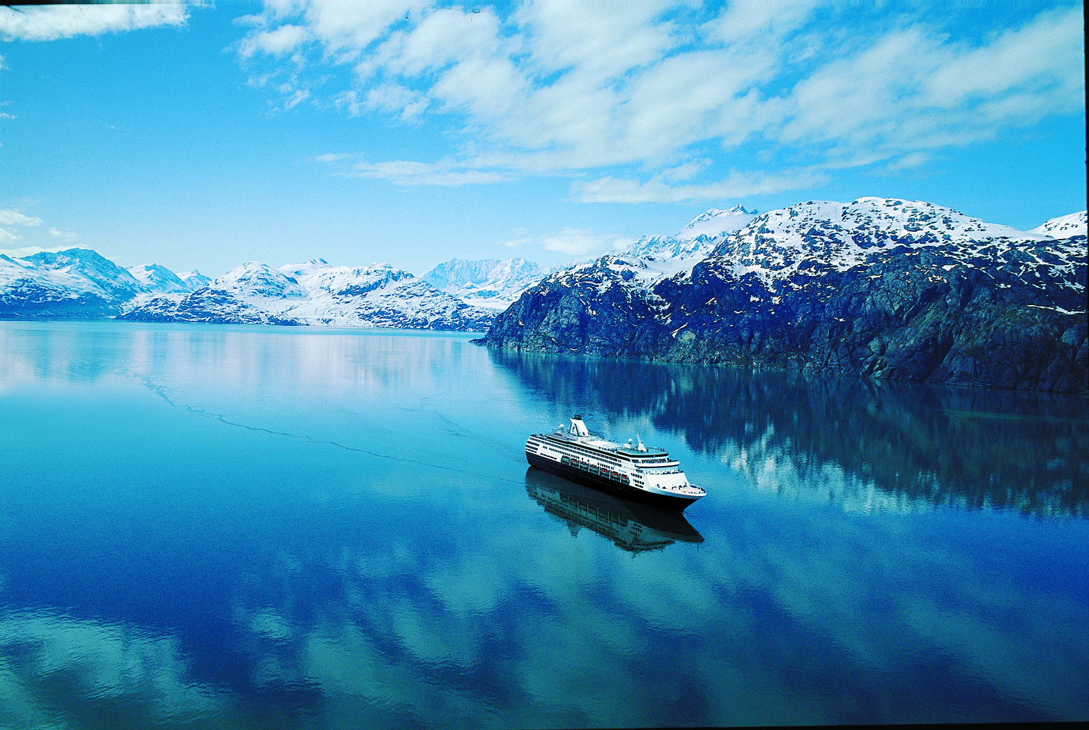 Holland America ship in Inside Passage