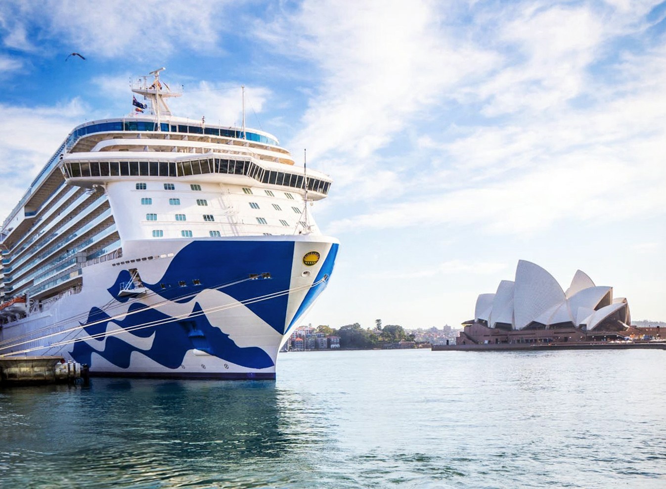 Princess cruise ship in Sydney
