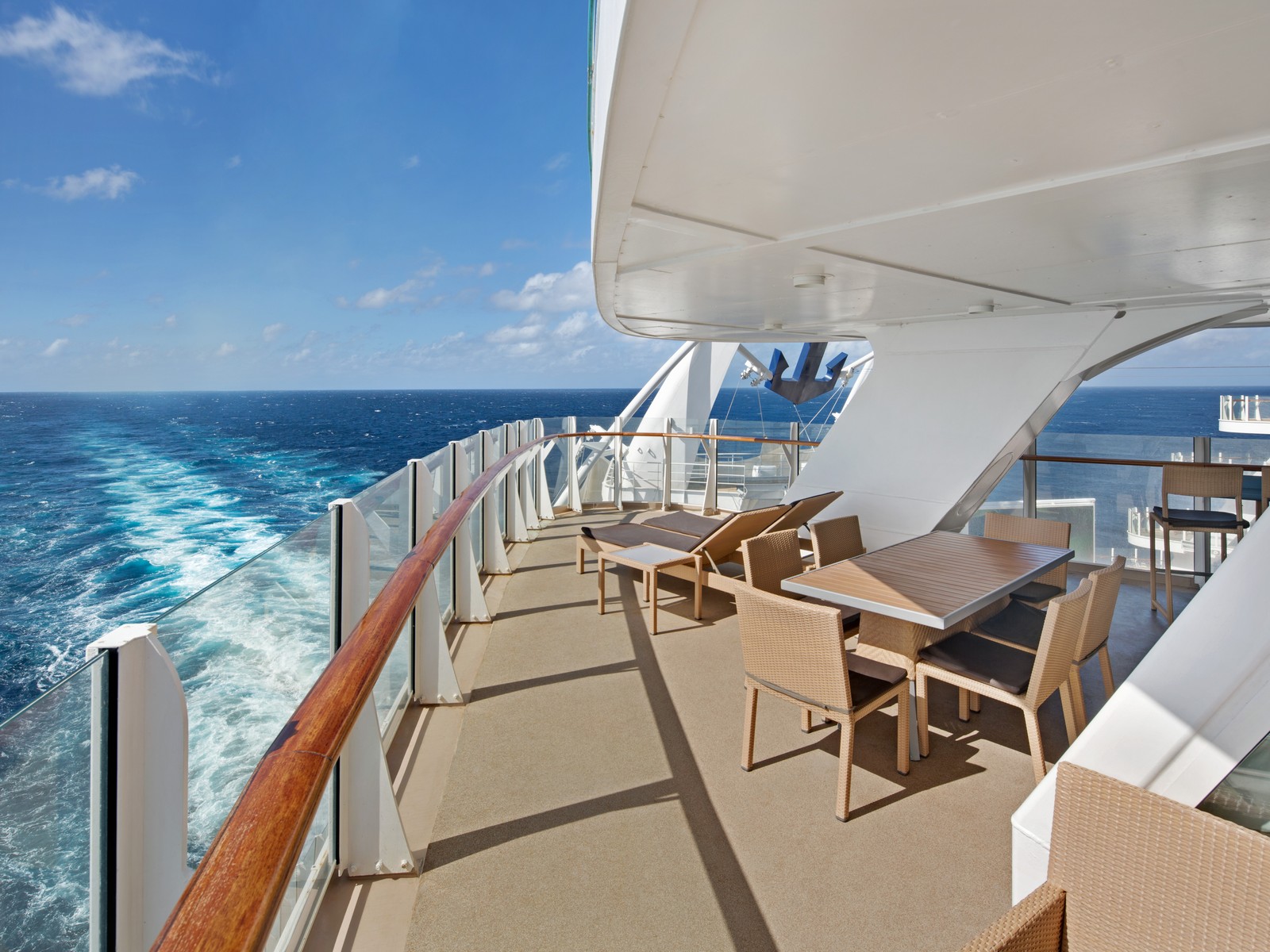 exotic cruise ship balcony