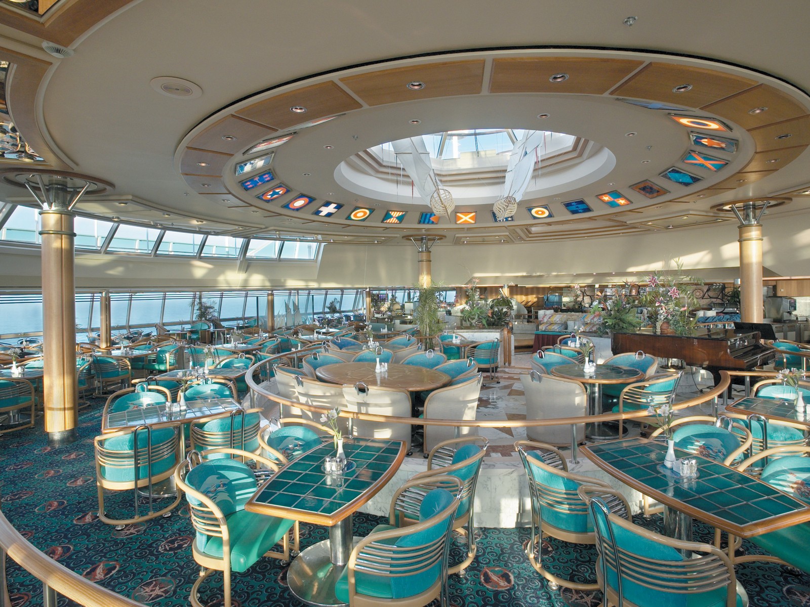 Windjammer cafe on Vision of the Seas