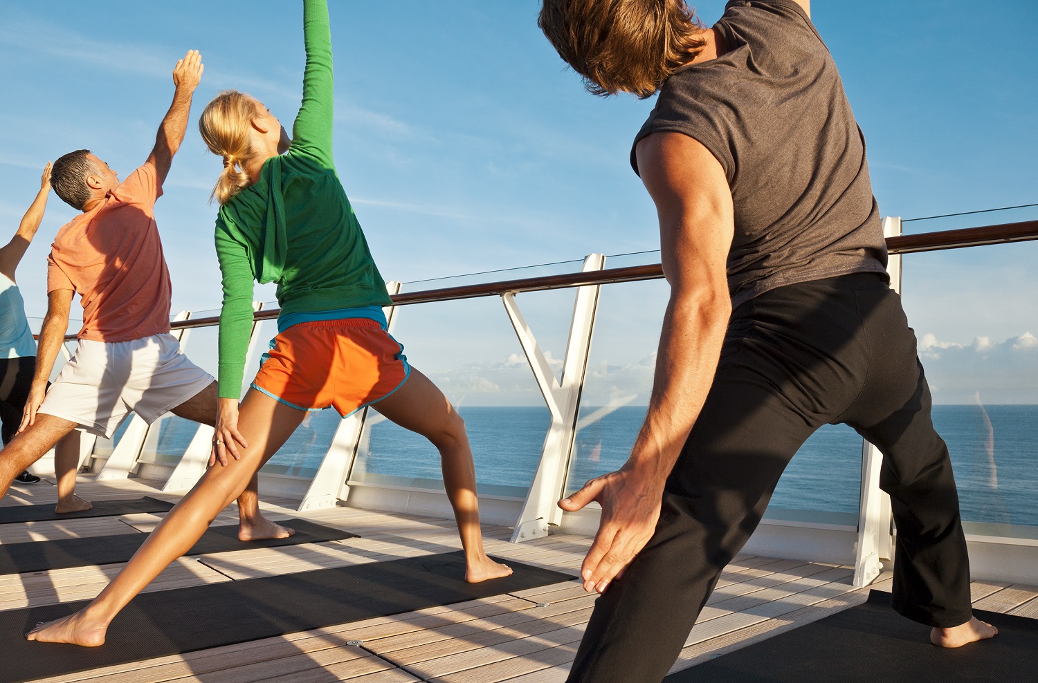 Yoga class on Royal Caribbean