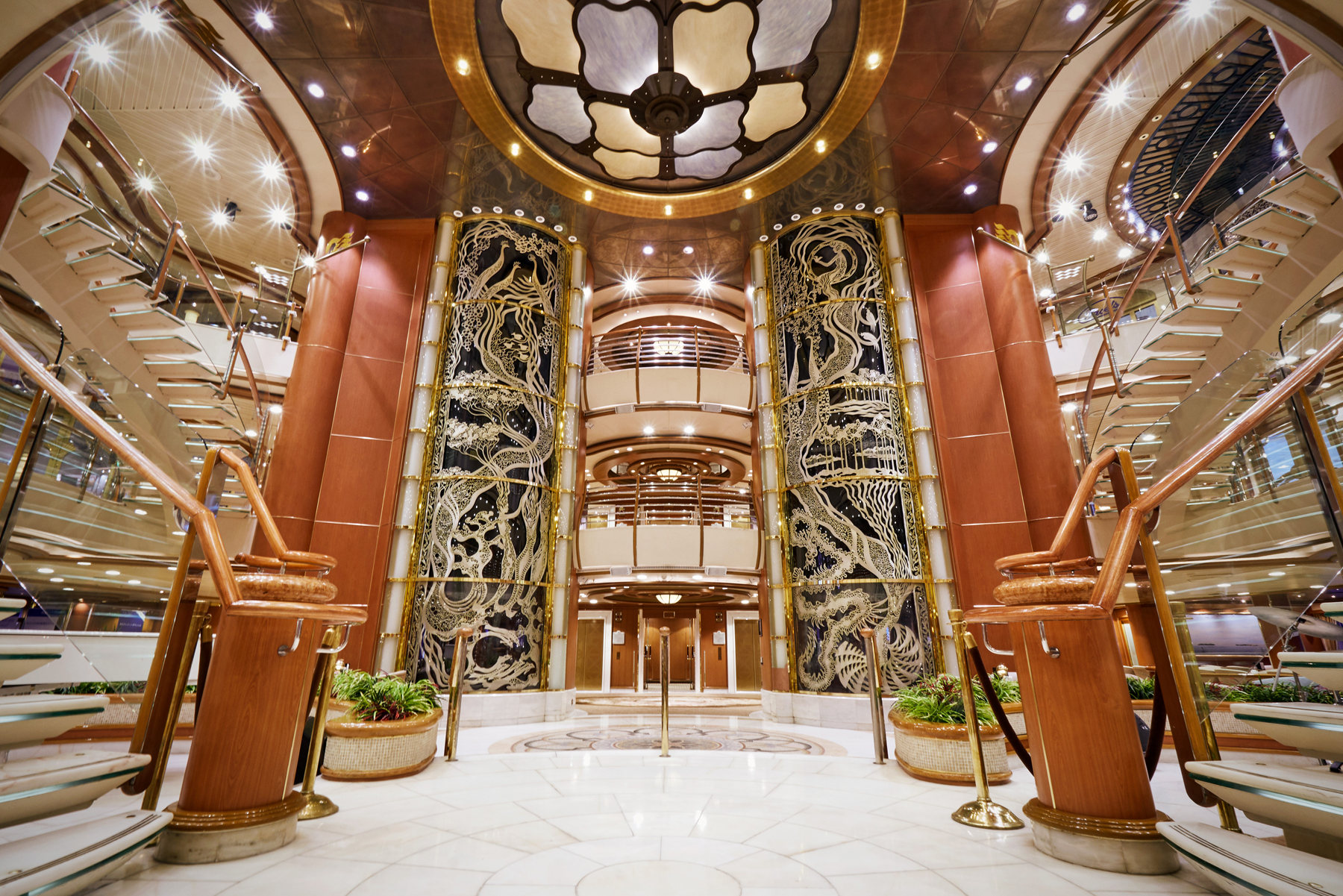 Atrium on a Princess Cruise ship (source: Princess Cruises)