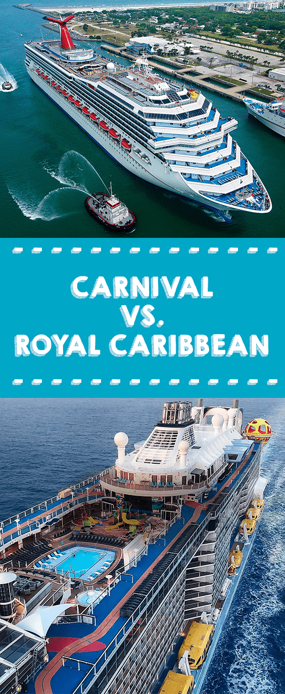 Carnival vs Royal Caribbean pin