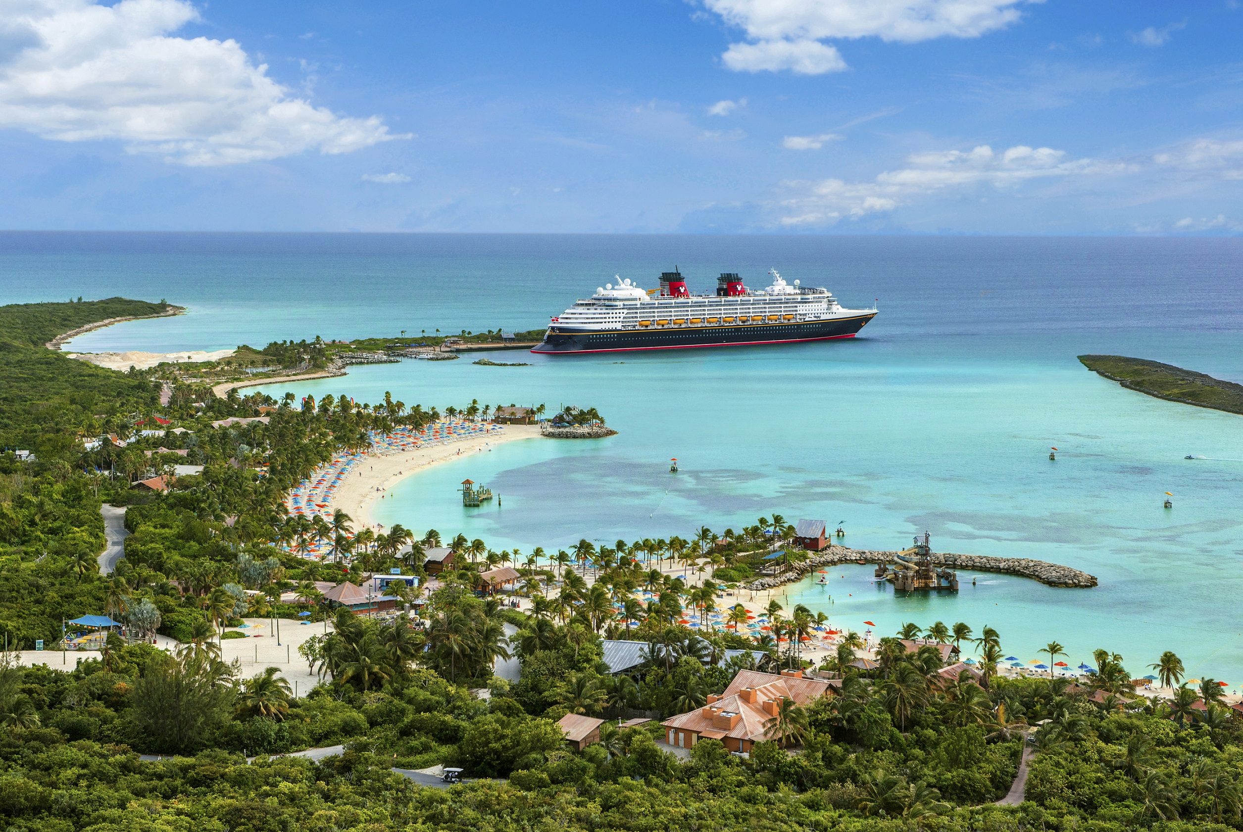 Castaway Cay aerial