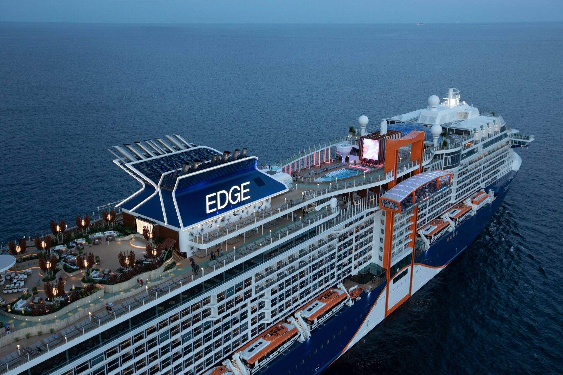 Celebrity Edge aerial