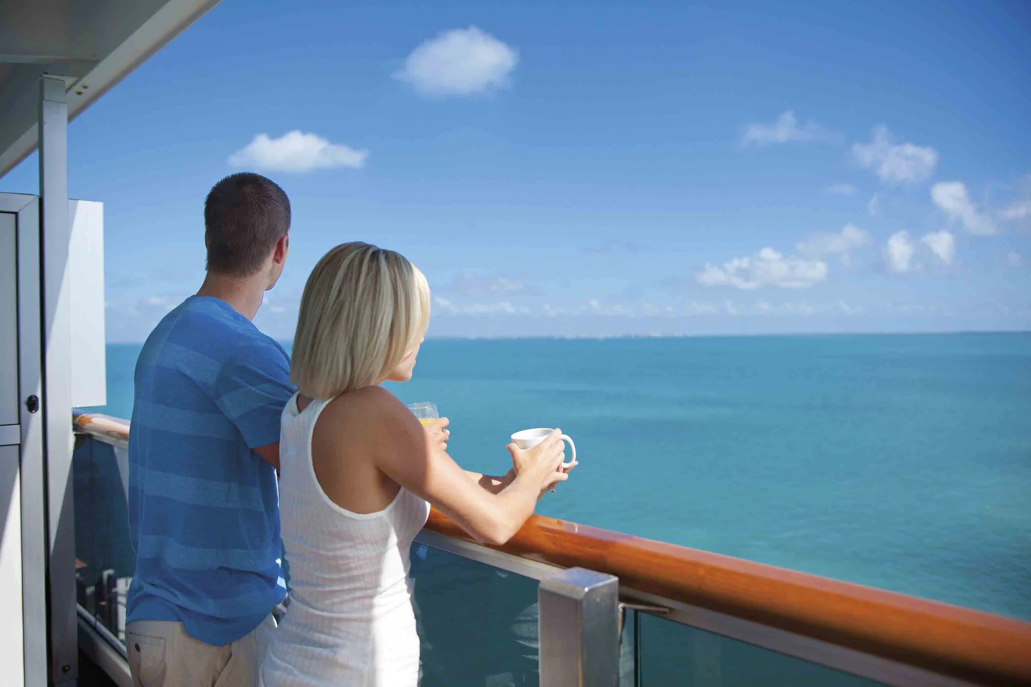 Couple on their balcony