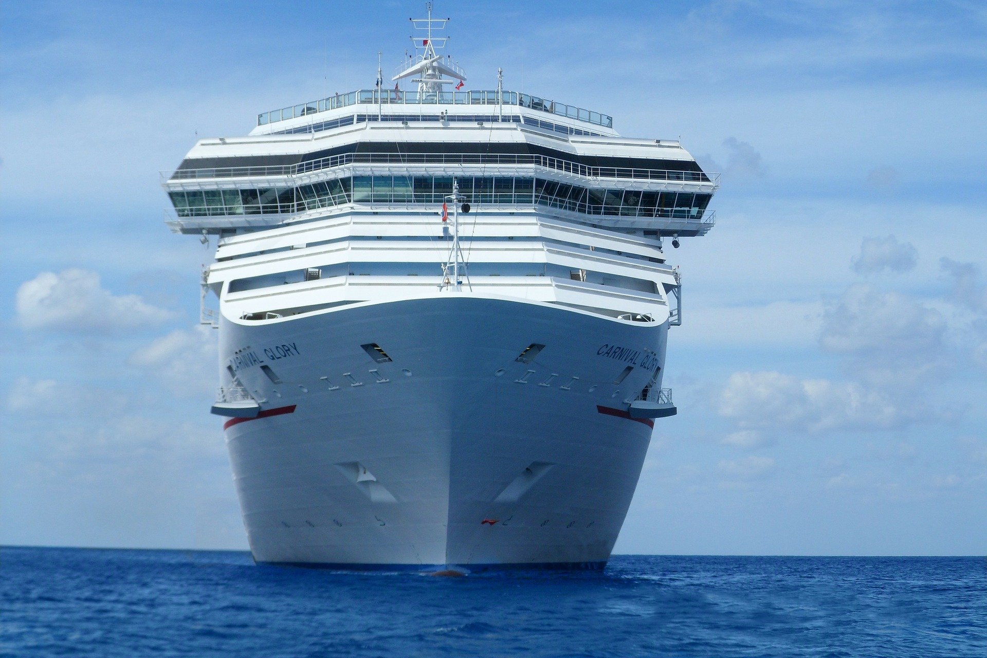 Carnival ship bow