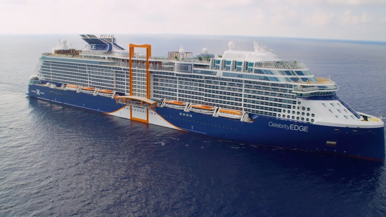 Celebrity Edge side aerial