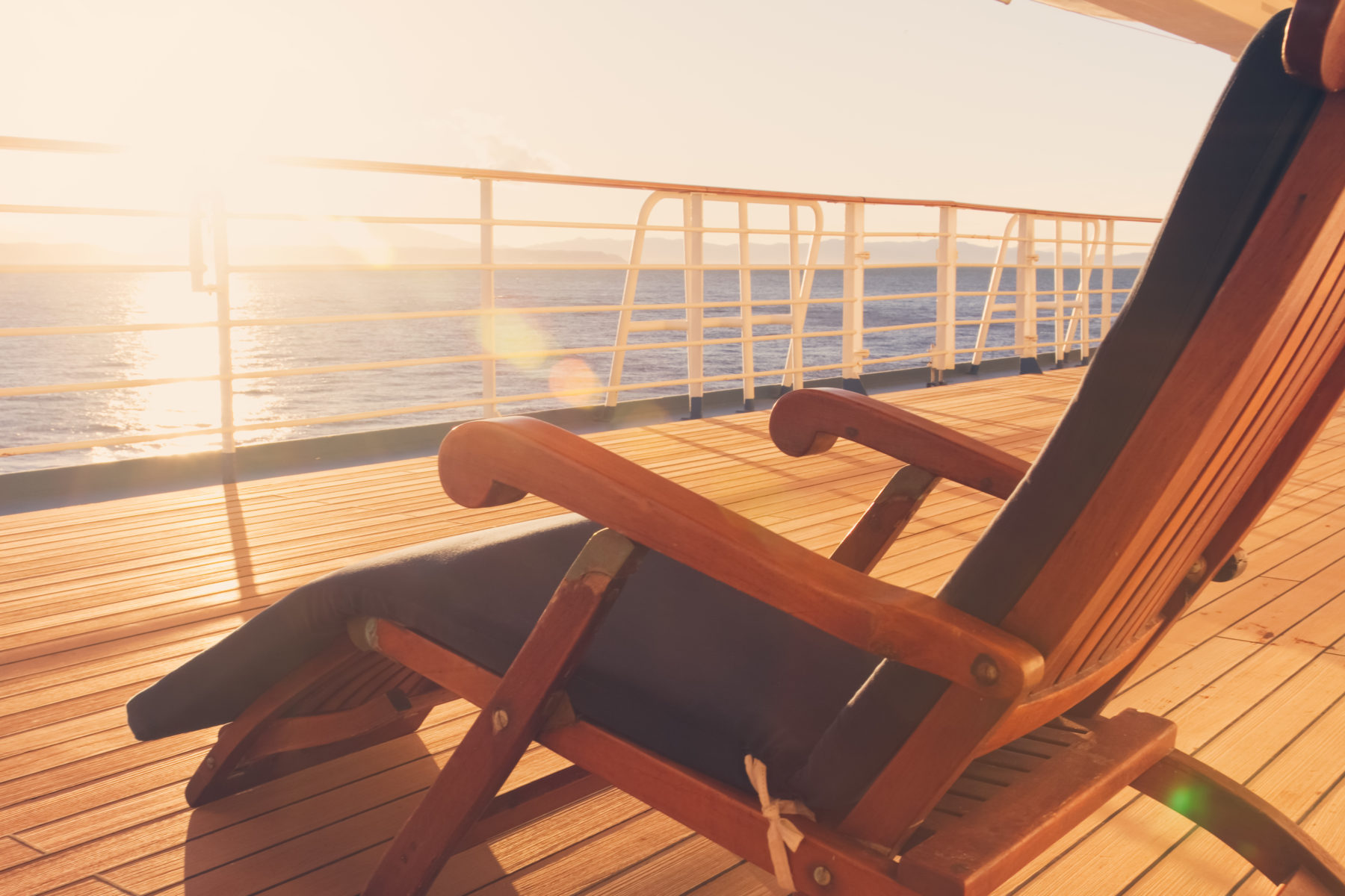 Deck of a cruise ship. Credit: iStock