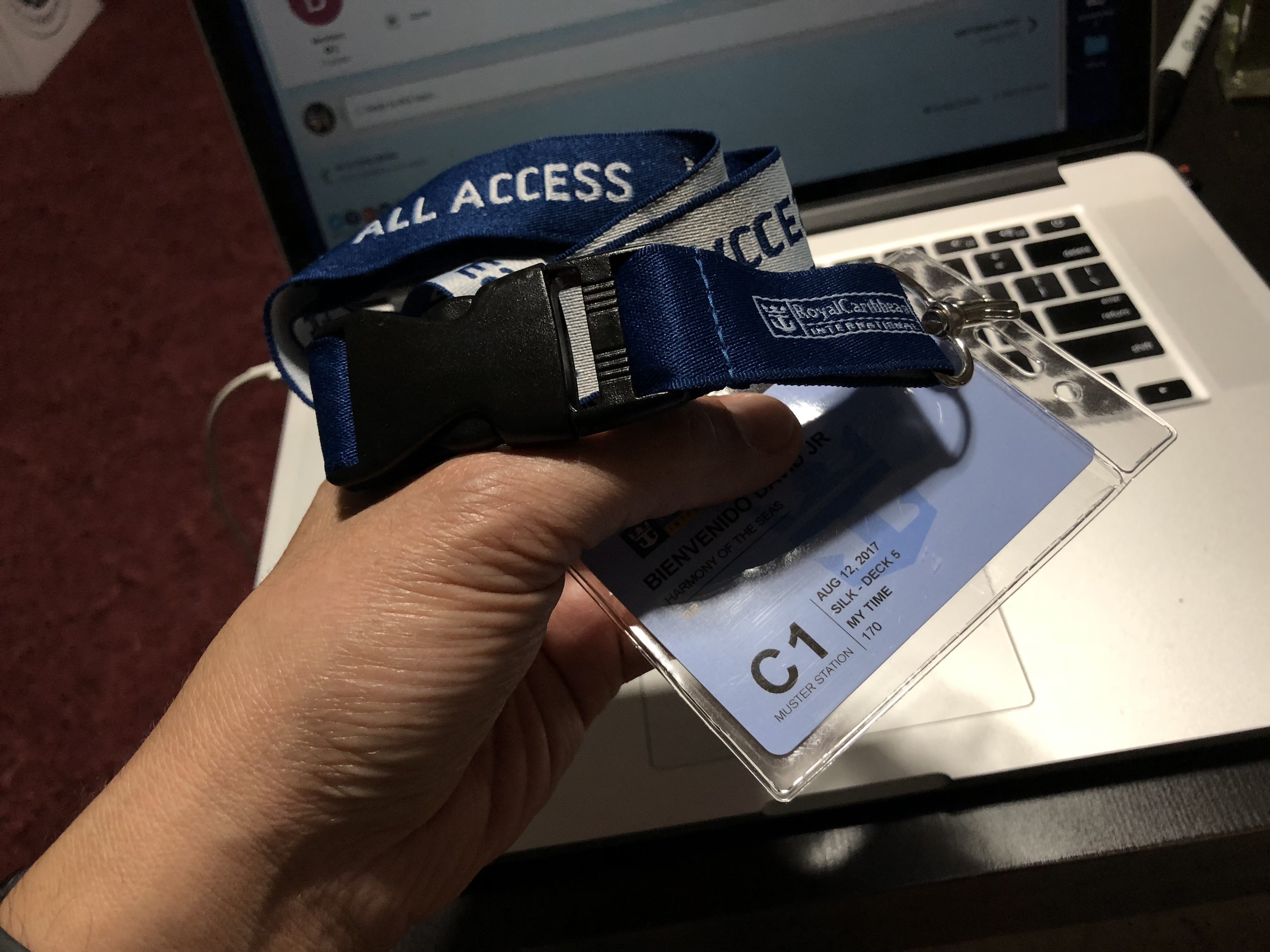 Lanyard with SeaPass card