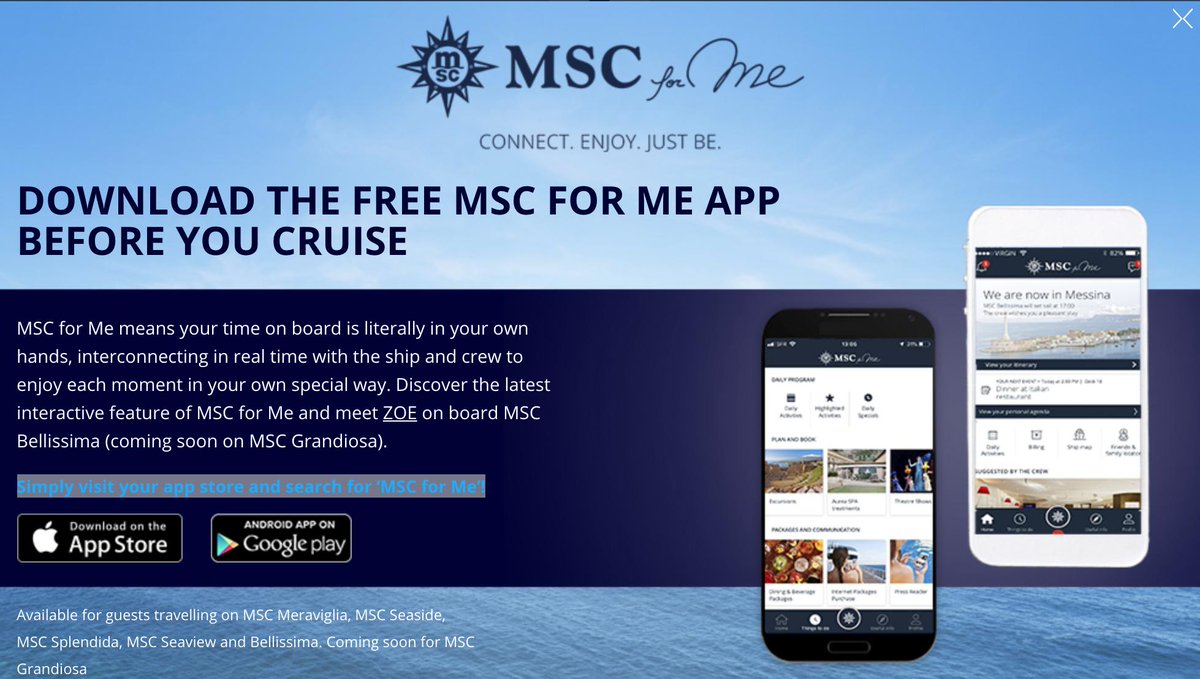 msc cruises email login