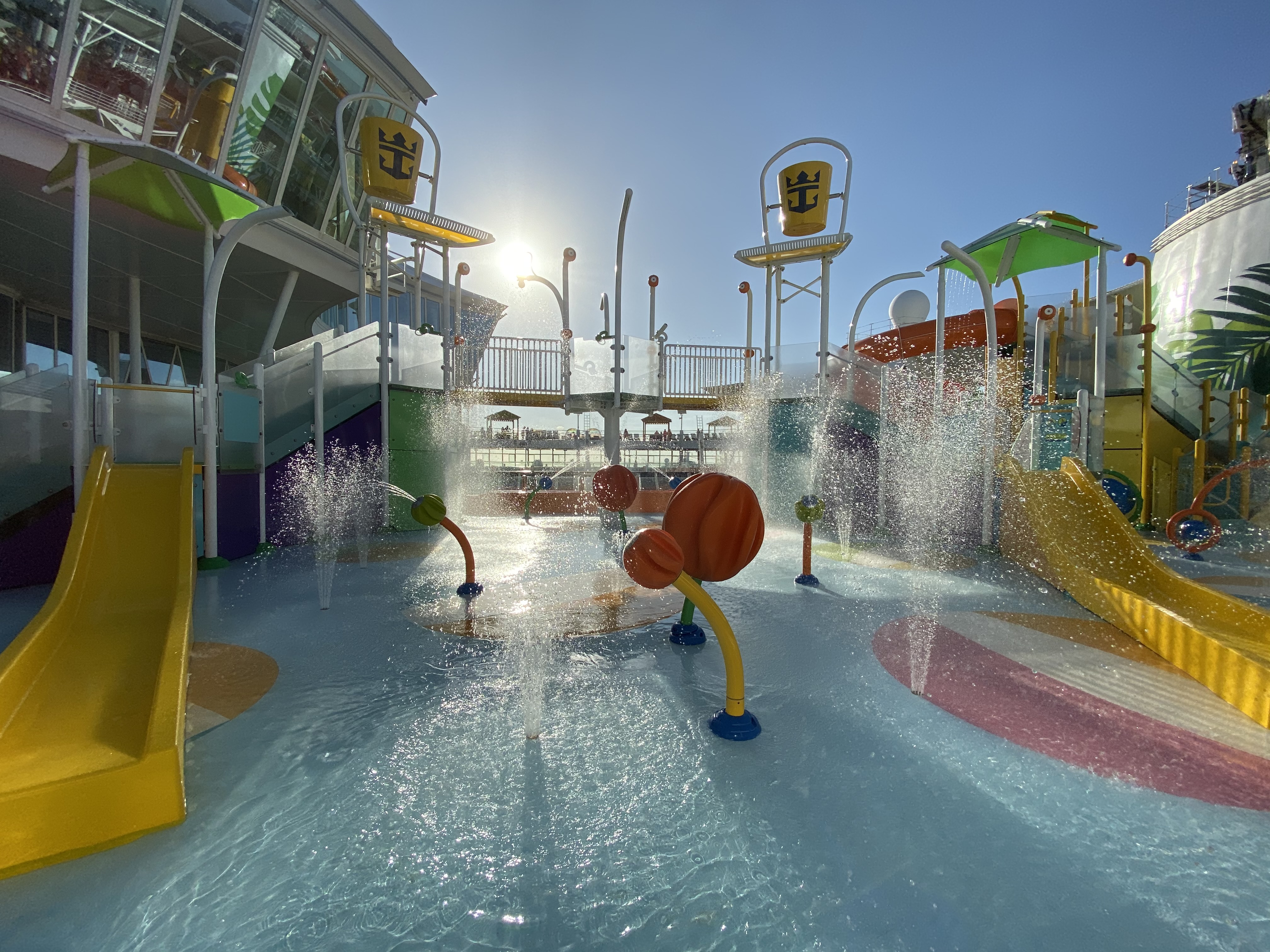 H20 Zone kids' splash area on Royal Caribbean's Oasis of the Seas (credit: Ashley Kosciolek)