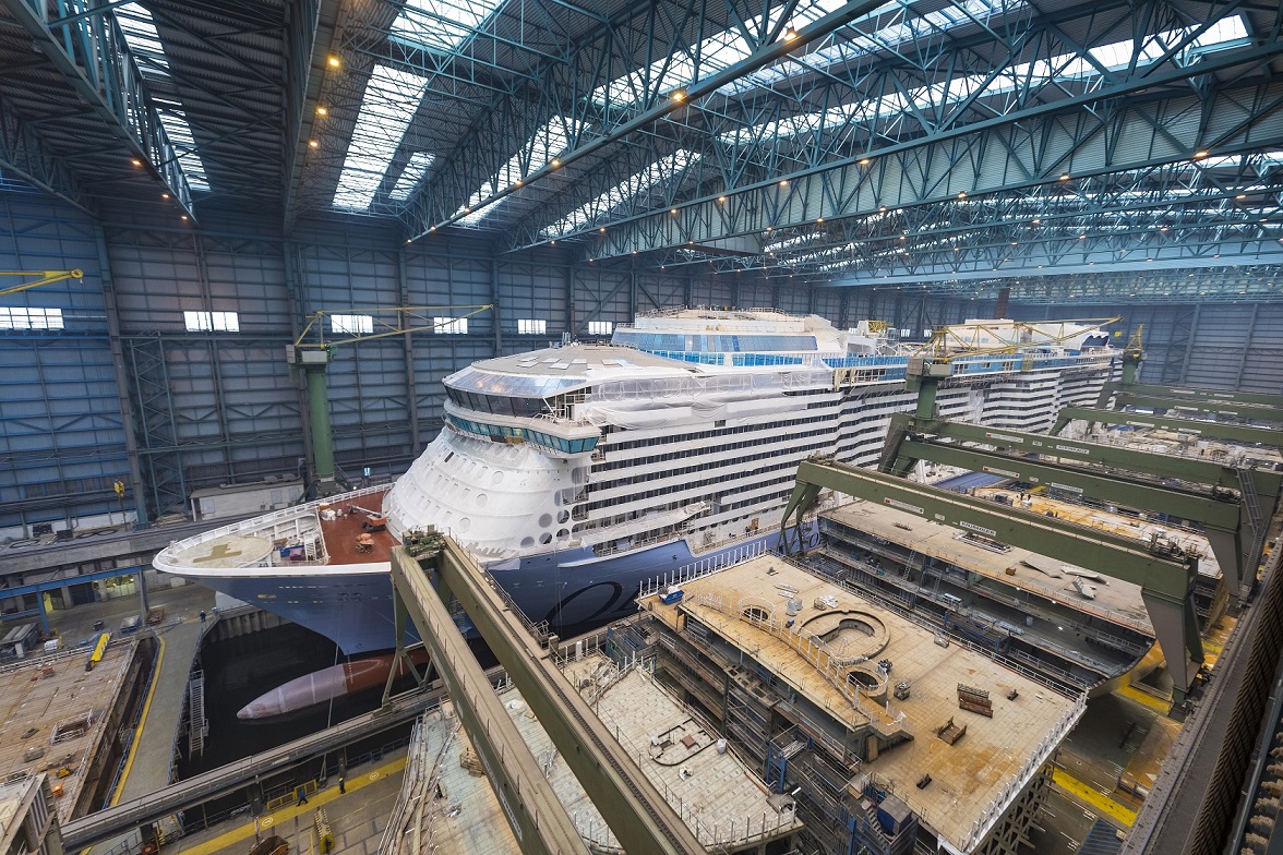 Odyssey of the Seas under construction