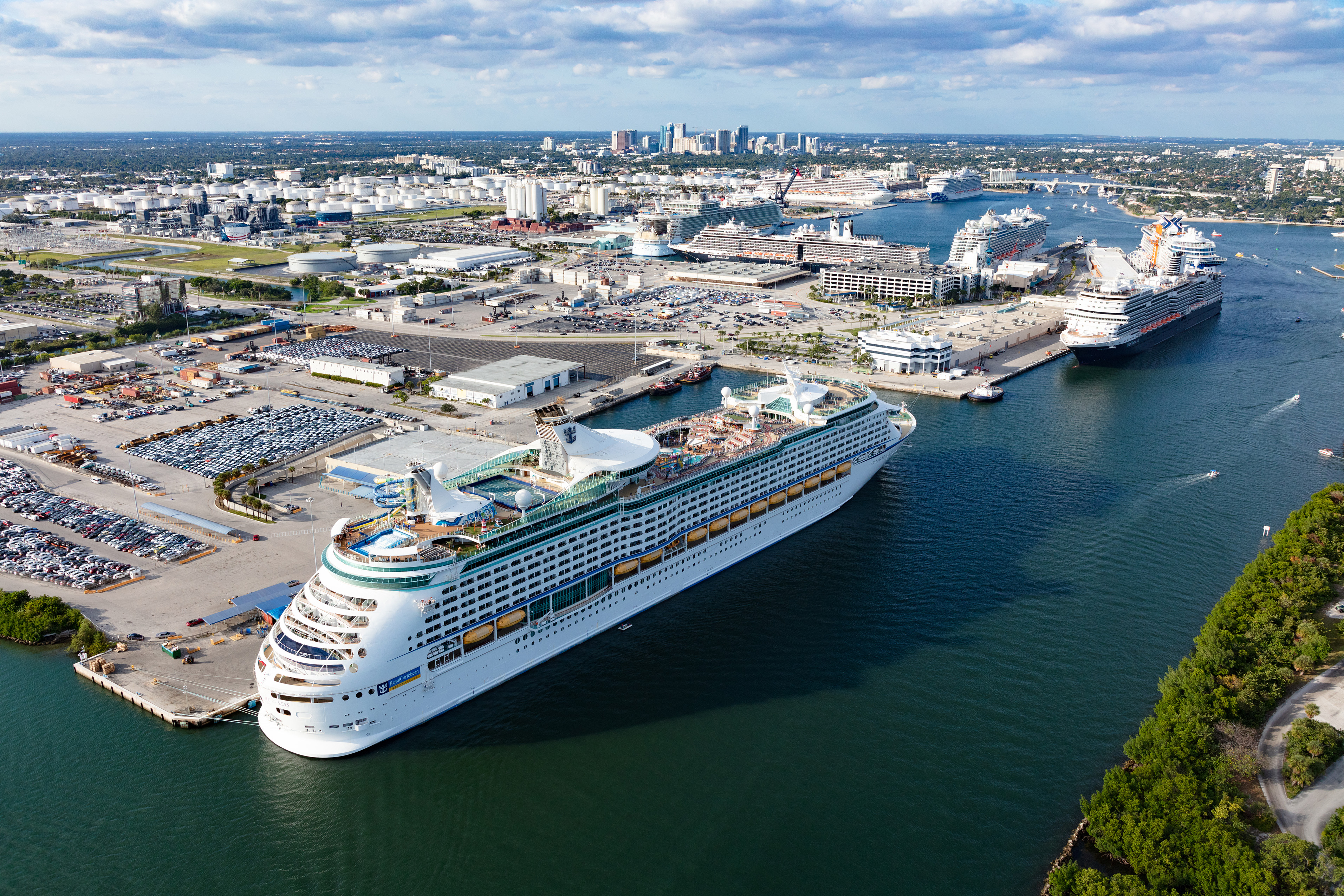 Port Everglades aerial