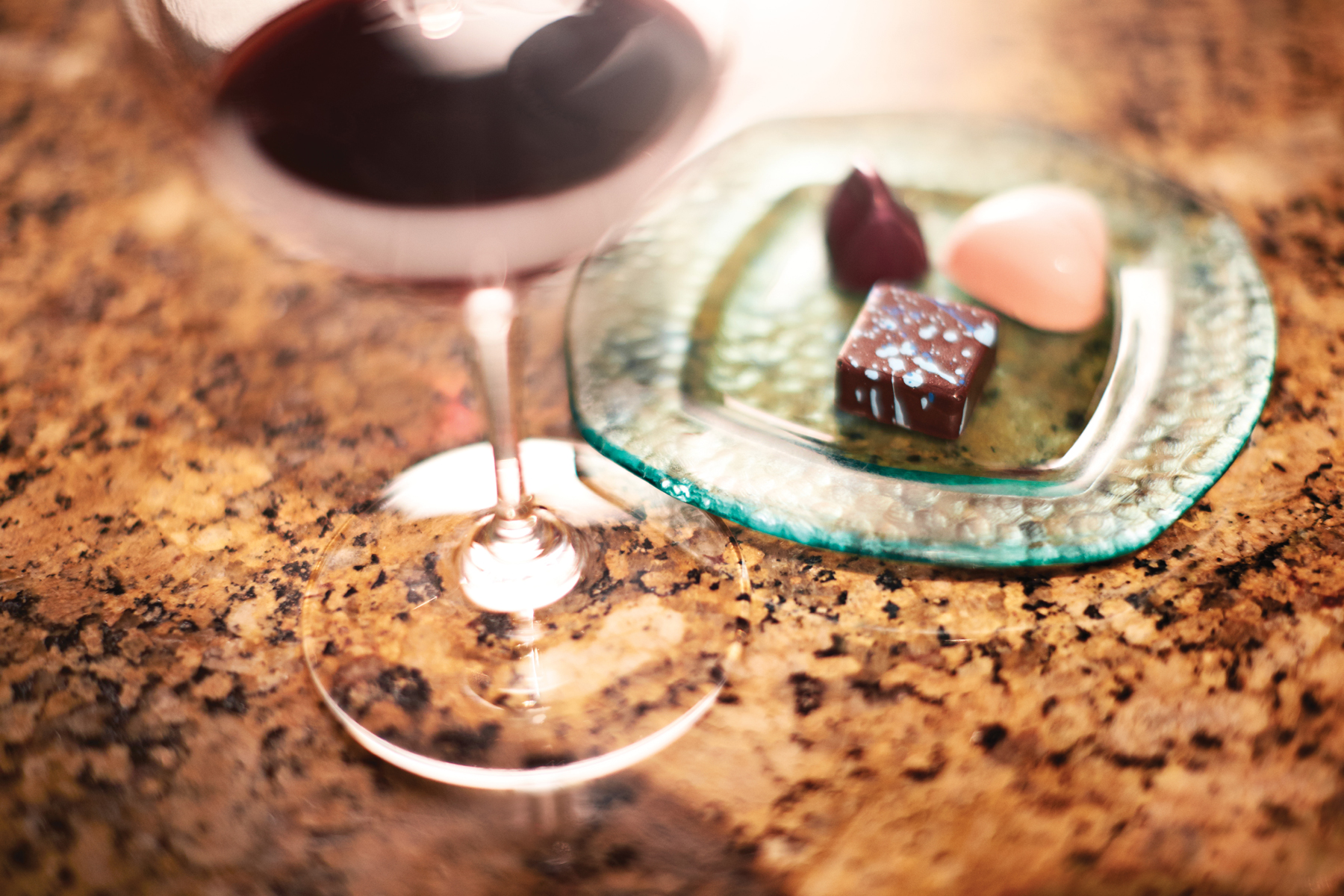 Wine and chocolate pairing wine tasting on Princess cruise ship (source: Princess Cruises)