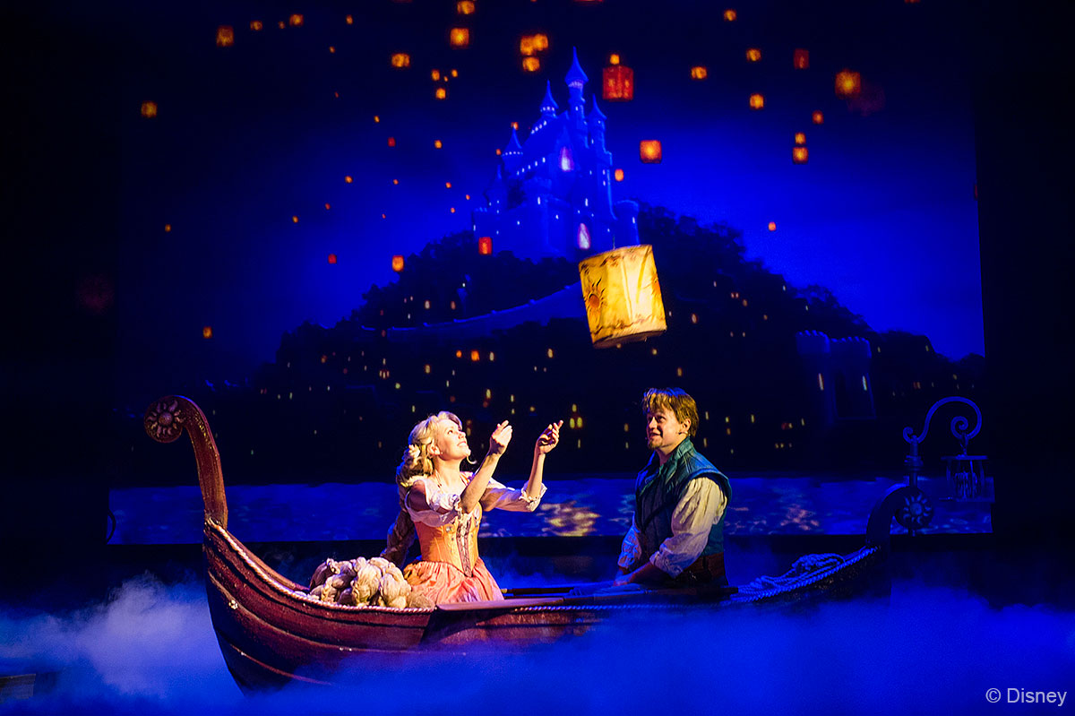 Tangled show on the Disney Magic