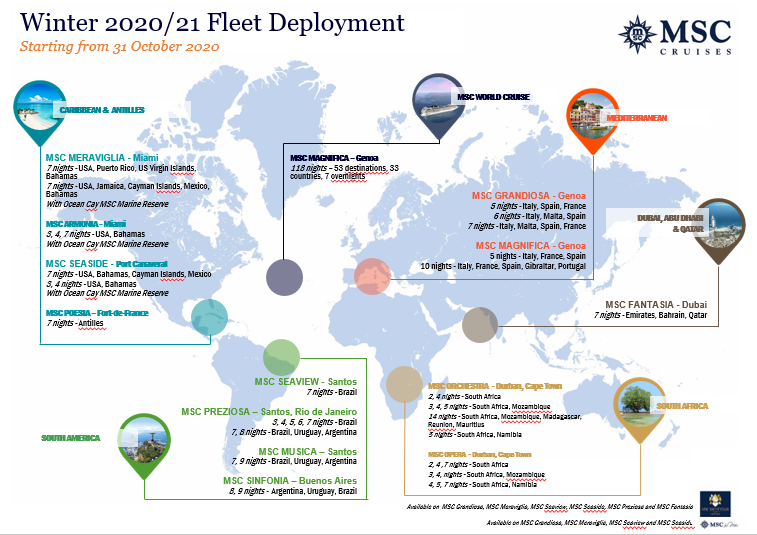 MSC Winter 2020-2021 deployment