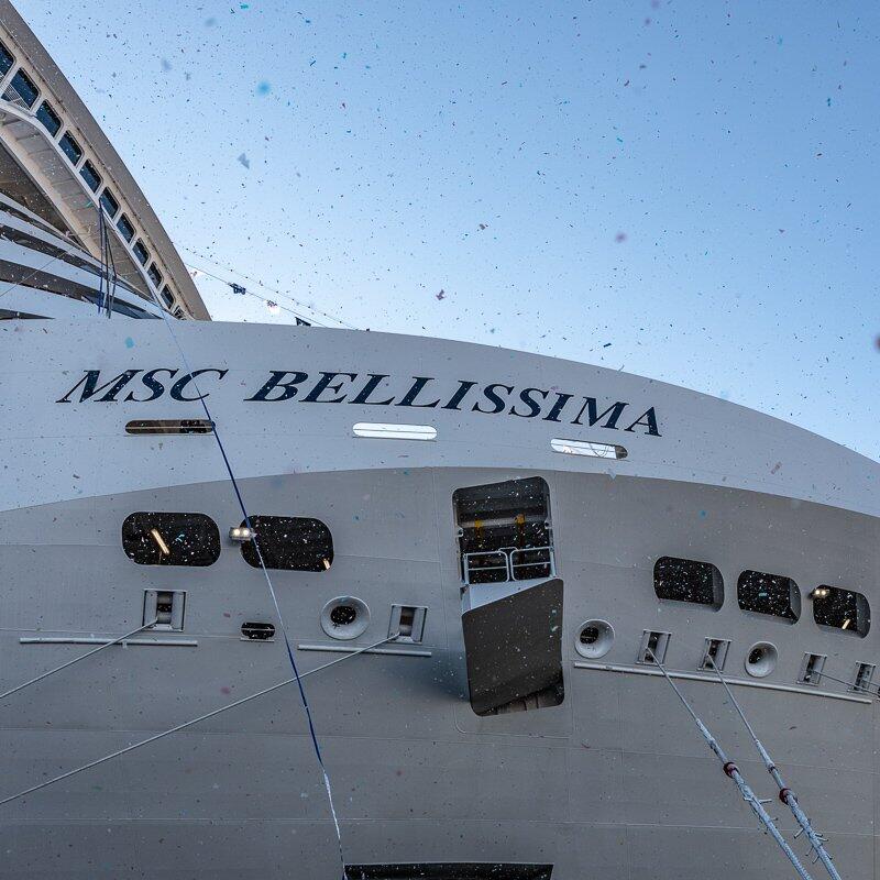 Inauguração do MSC Bellissima