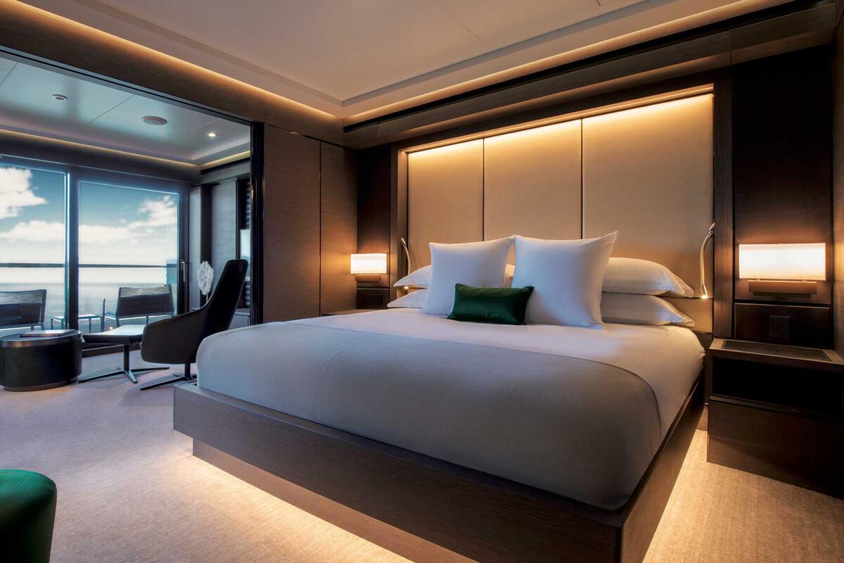 First Look At Ritz Carlton S New Cruise Ship Cabins Cruise Blog   Evrima Grand Suite 