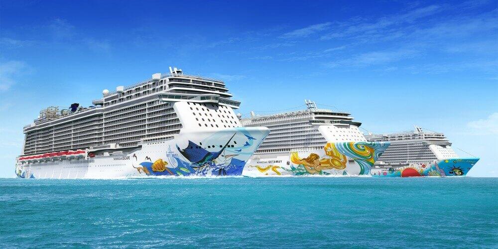 Norwegian Cruise Line ships by size (2025) Cruise.Blog