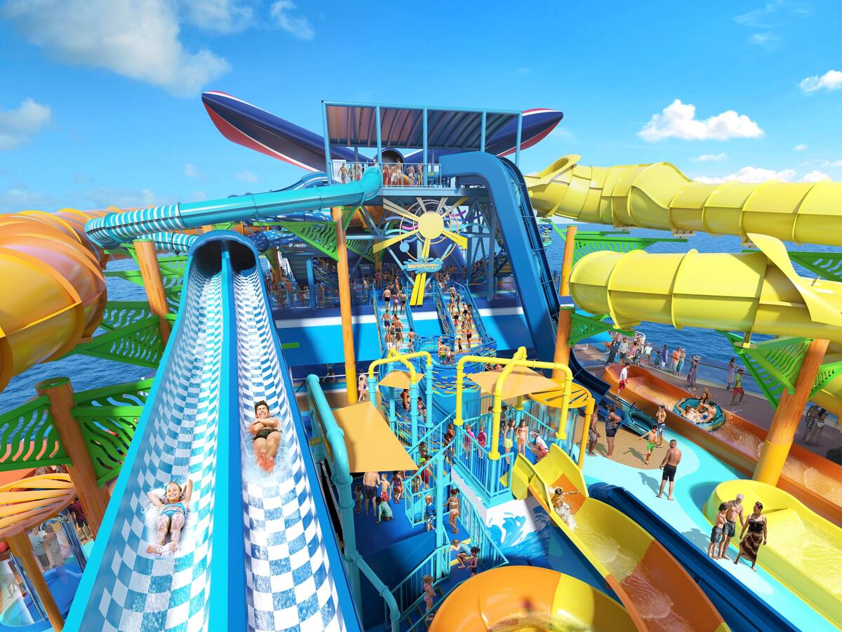 New Carnival ship with the "most family-friendly water park at sea" opens for booking