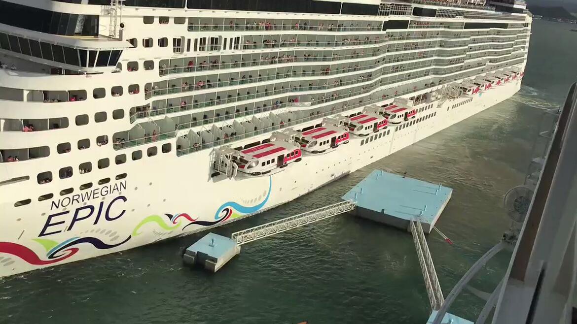 Norwegian Cruise Line ship hits pier in Puerto Rico Cruise.Blog