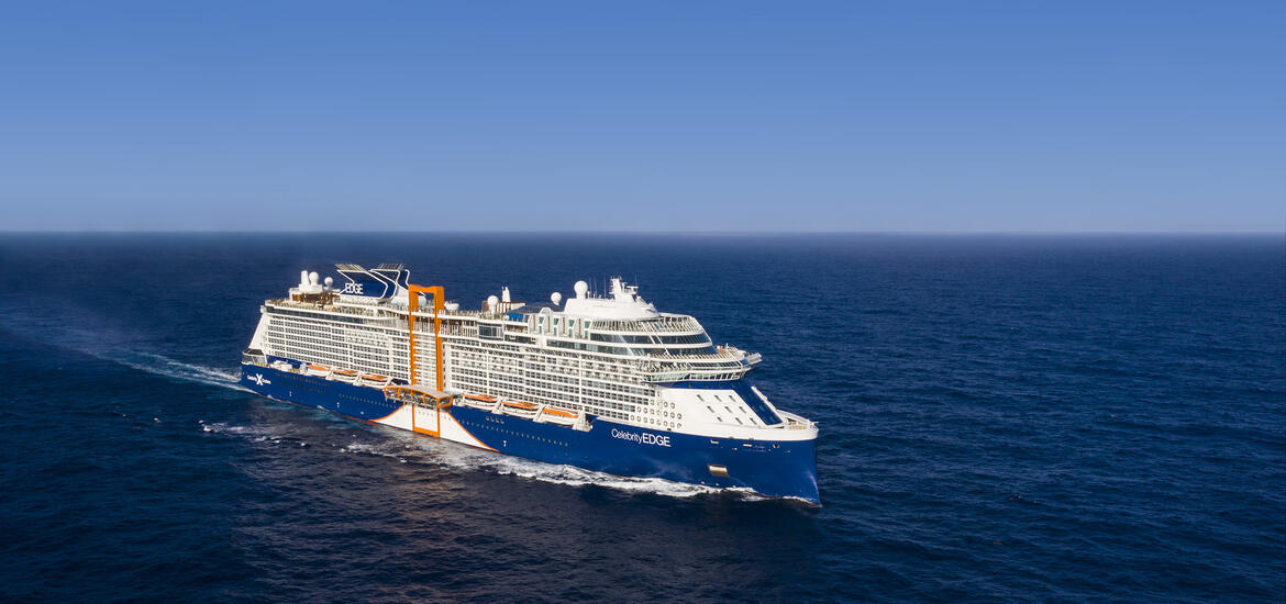 Celebrity Edge aerial