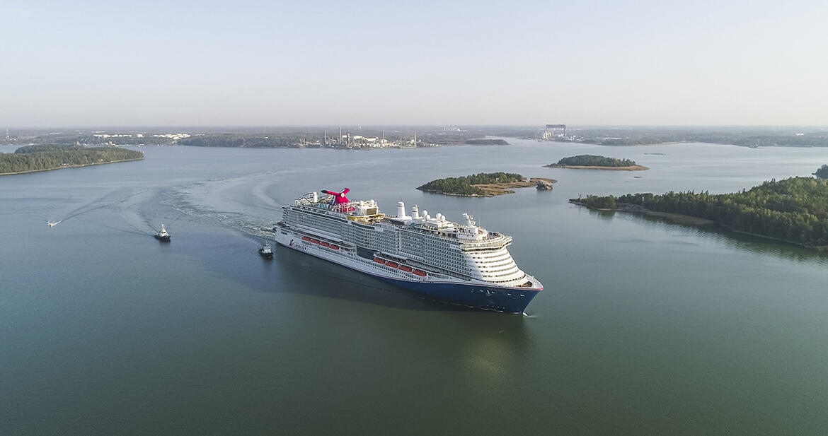 Carnival Mardi Gras sea trials